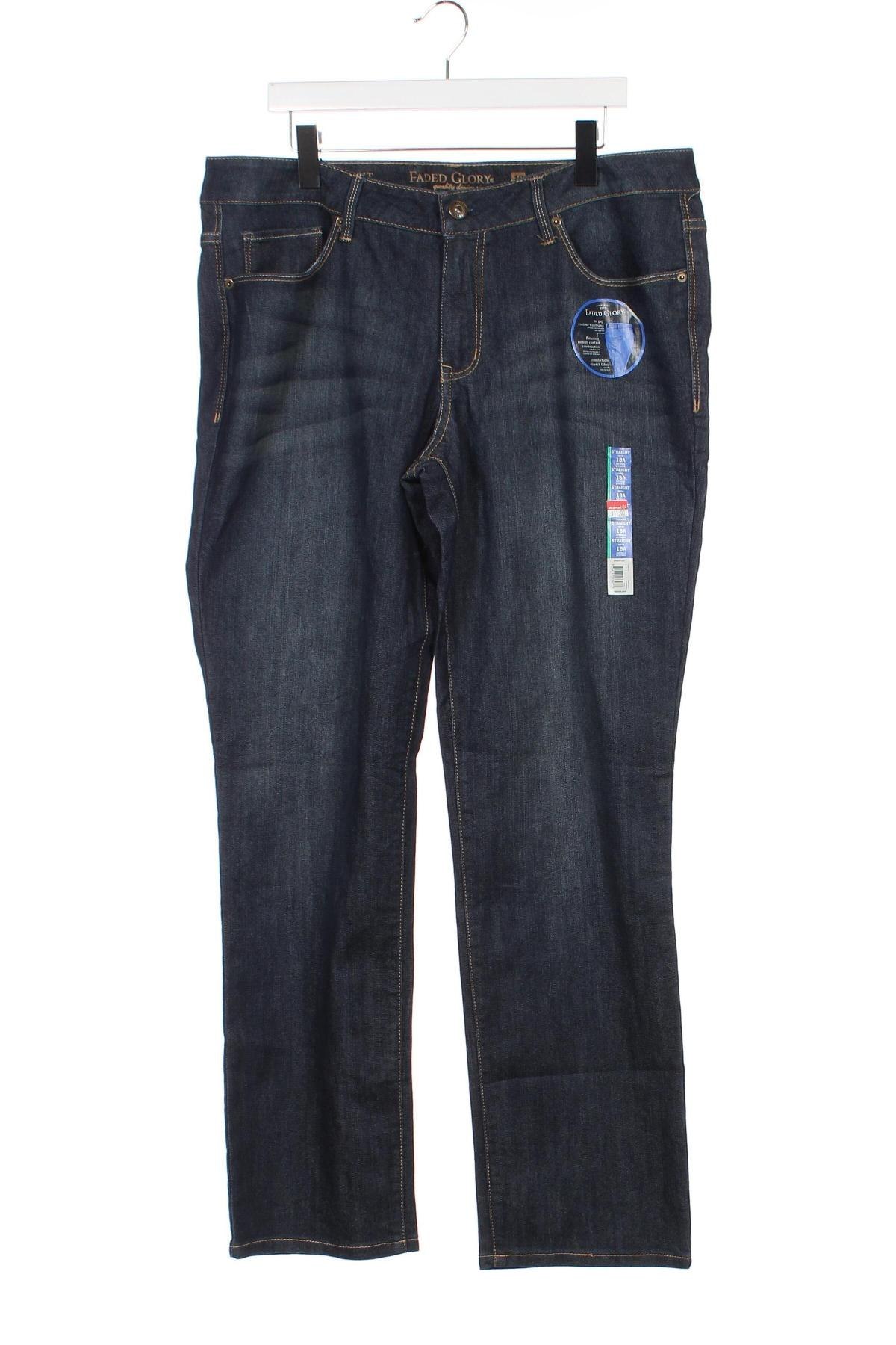 Kinderjeans Faded Glory, Größe 15-18y/ 170-176 cm, Farbe Blau, Preis € 6,68