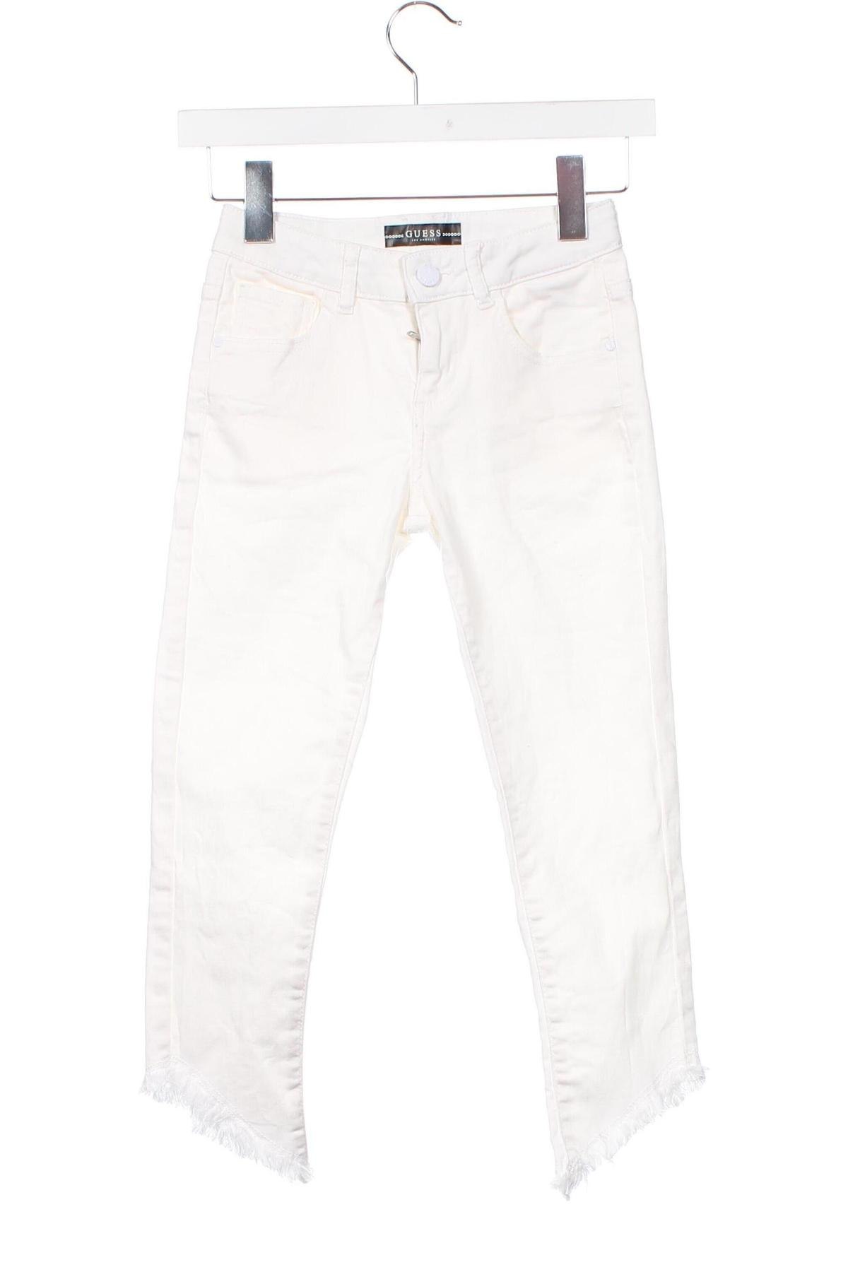 Kinderjeans Guess, Größe 7-8y/ 128-134 cm, Farbe Weiß, Preis € 15,91