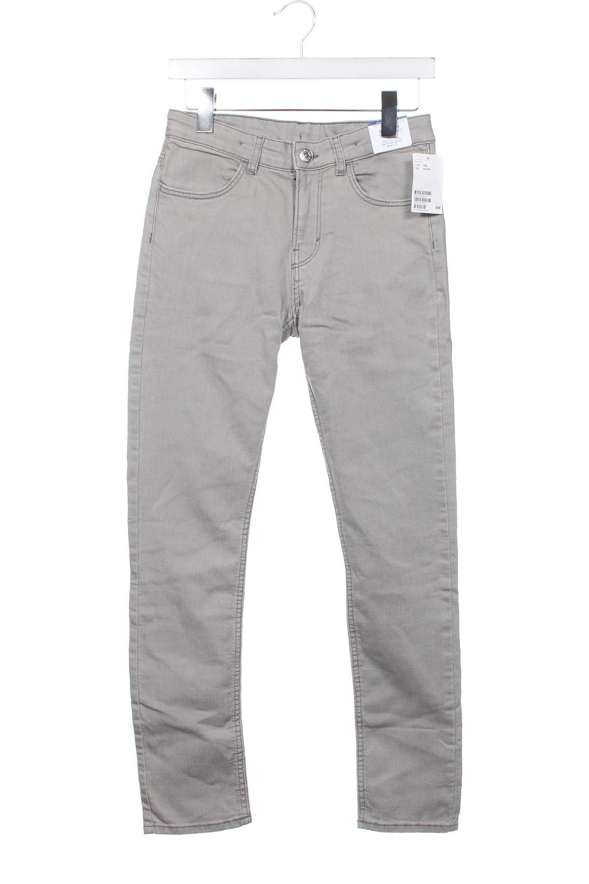 Detské džínsy  H&M, Veľkosť 12-13y/ 158-164 cm, Farba Sivá, Cena  16,95 €