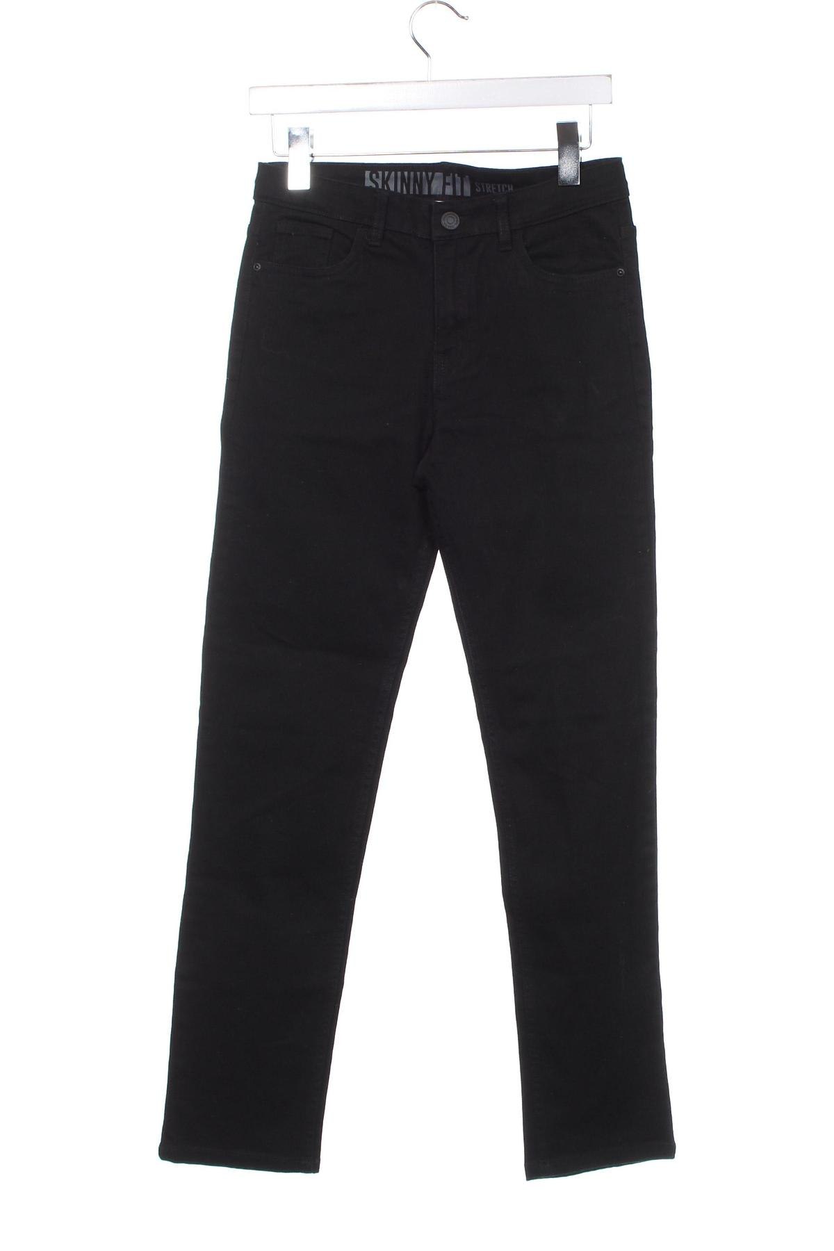 Dziecięce jeansy H&M, Rozmiar 12-13y/ 158-164 cm, Kolor Czarny, Cena 78,49 zł