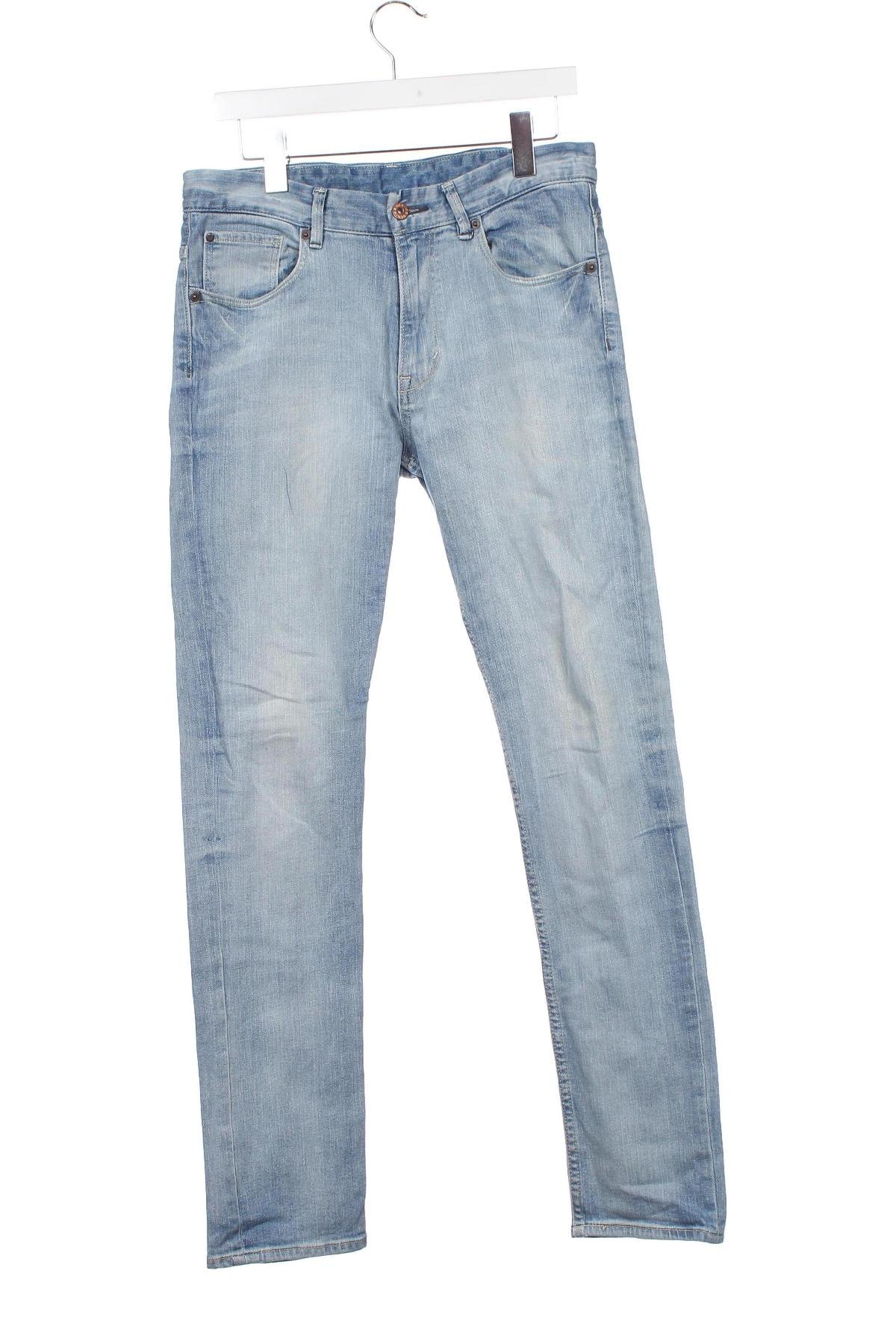 Dětské džíny  H&M, Velikost 15-18y/ 170-176 cm, Barva Modrá, Cena  248,00 Kč