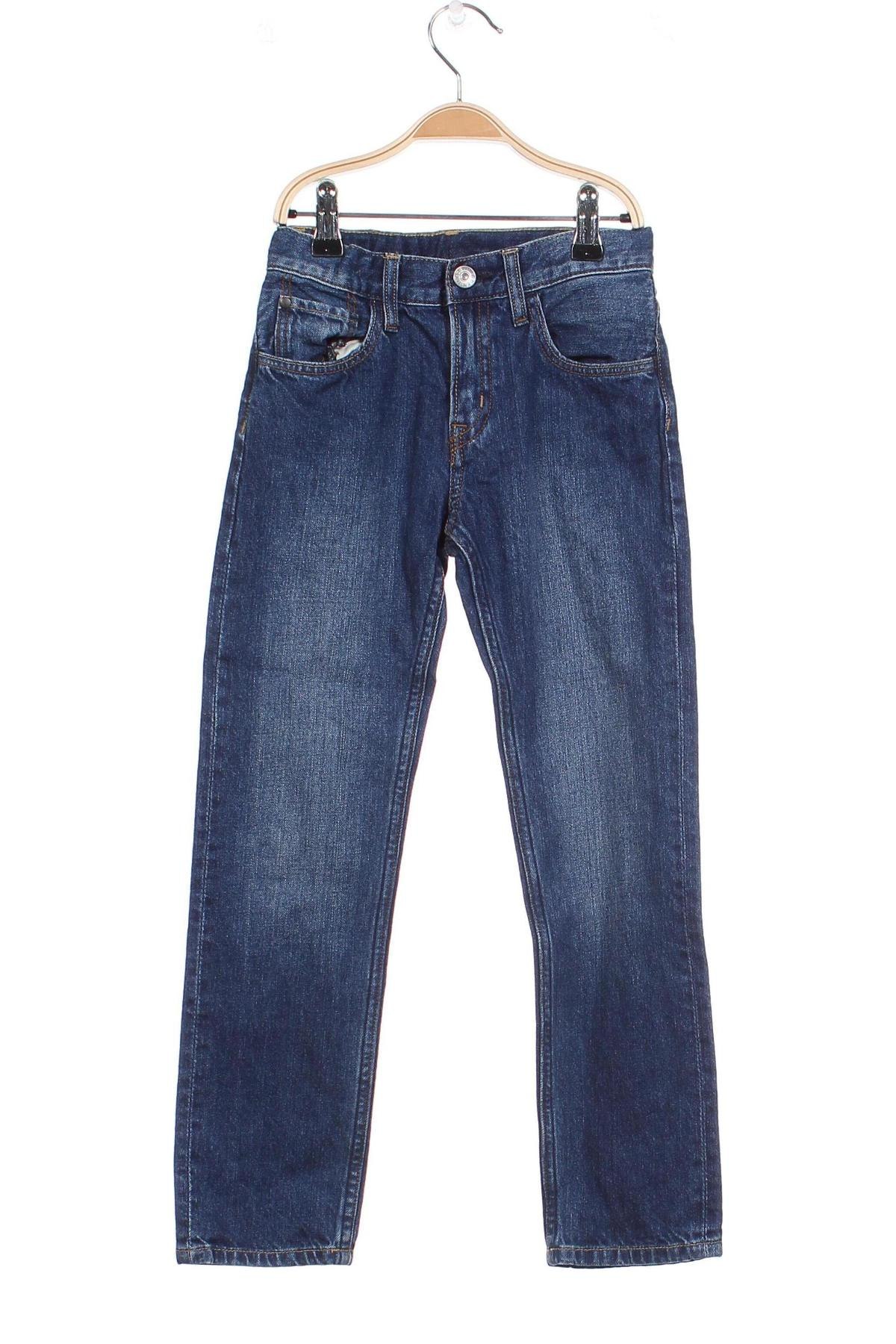 Kinderjeans H&M, Größe 6-7y/ 122-128 cm, Farbe Blau, Preis 9,99 €