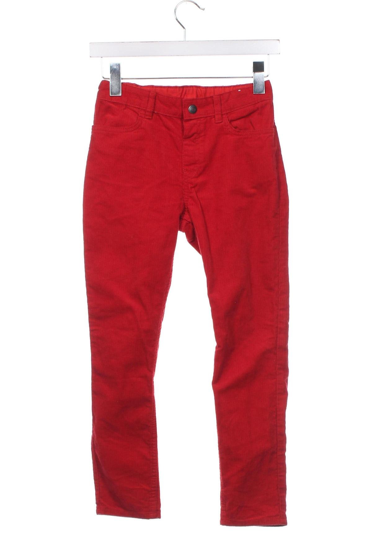 Pantaloni de catifea reiată, pentru copii H&D, Mărime 9-10y/ 140-146 cm, Culoare Roșu, Preț 30,53 Lei