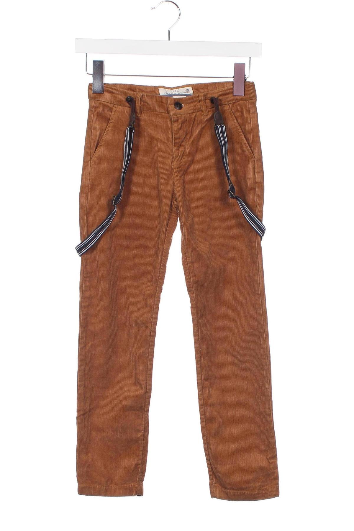 Pantaloni de catifea reiată, pentru copii H&M L.O.G.G., Mărime 7-8y/ 128-134 cm, Culoare Maro, Preț 109,44 Lei