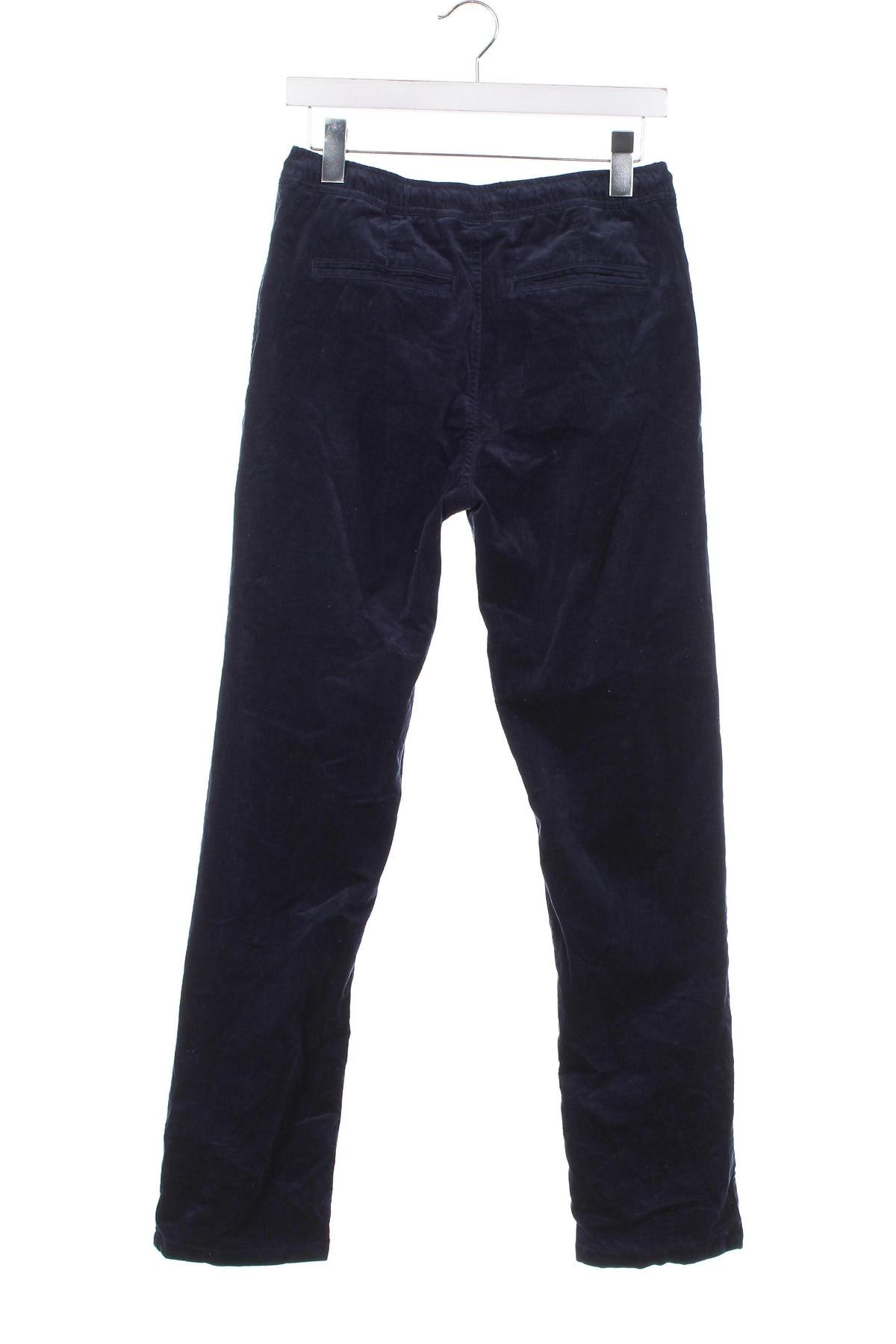 Pantaloni de catifea reiată, pentru copii John Baner, Mărime 13-14y/ 164-168 cm, Culoare Albastru, Preț 27,63 Lei