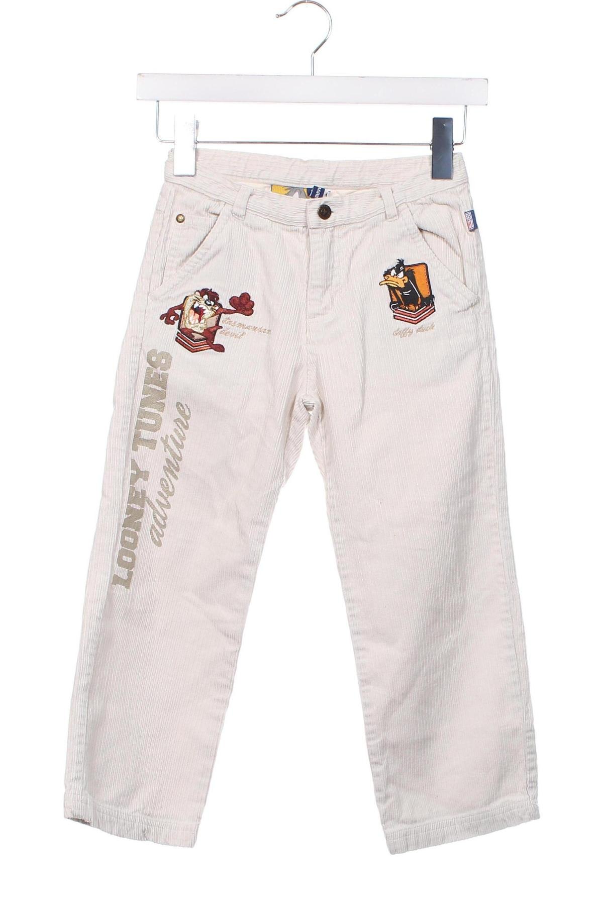 Pantaloni de catifea reiată, pentru copii Original Marines, Mărime 5-6y/ 116-122 cm, Culoare Ecru, Preț 77,00 Lei