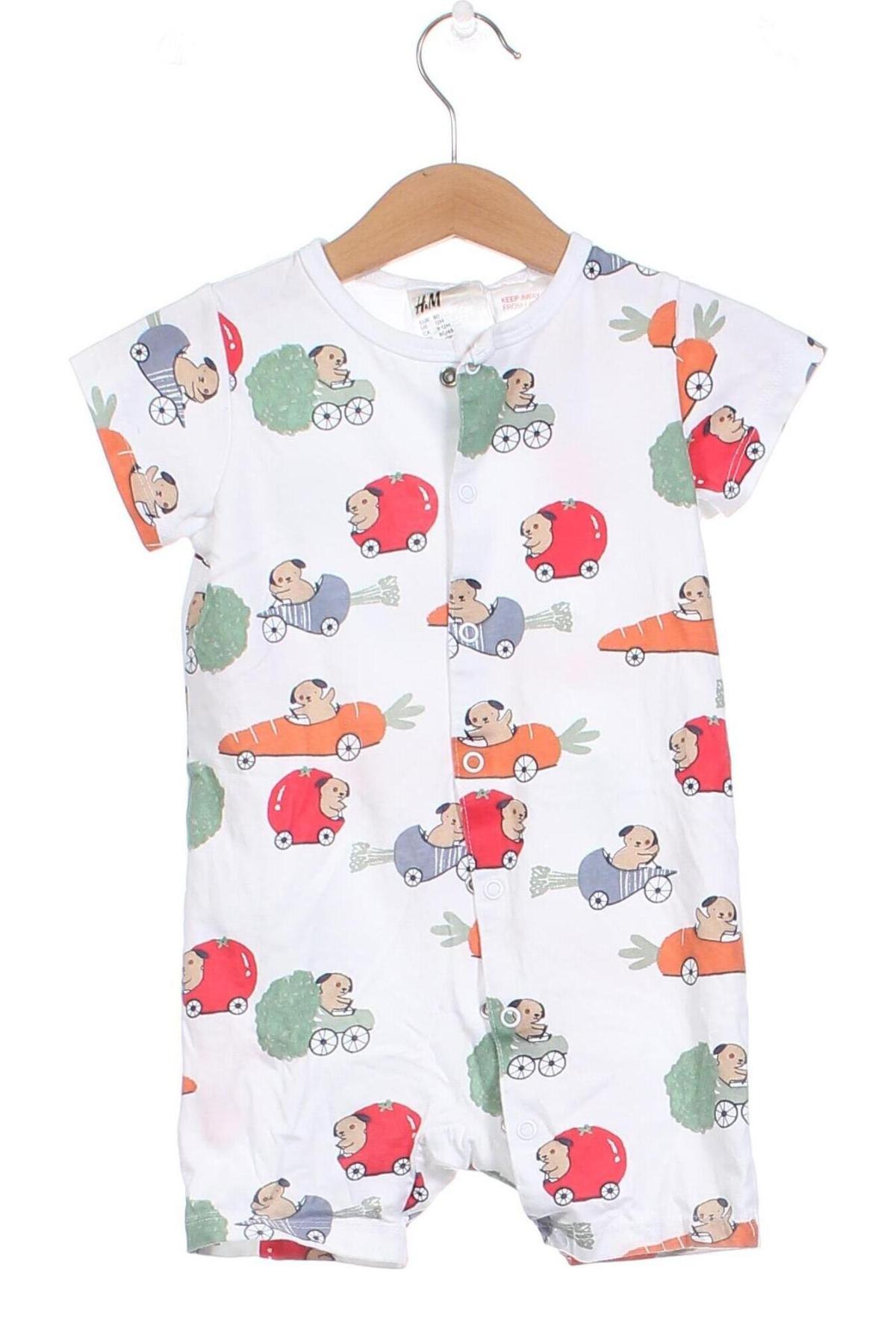 Kinder Overall H&M, Größe 12-18m/ 80-86 cm, Farbe Weiß, Preis 10,05 €