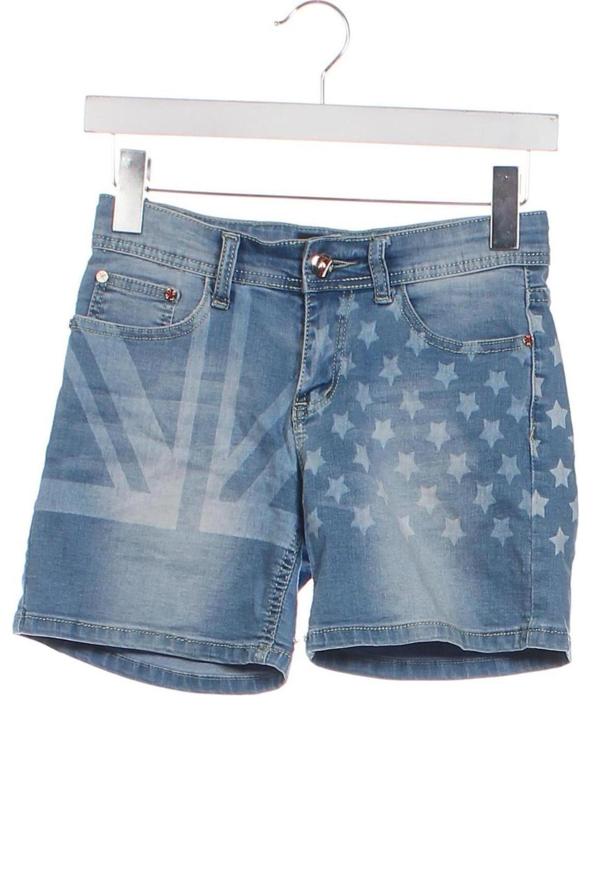 Kinder Shorts, Größe 11-12y/ 152-158 cm, Farbe Blau, Preis 7,16 €