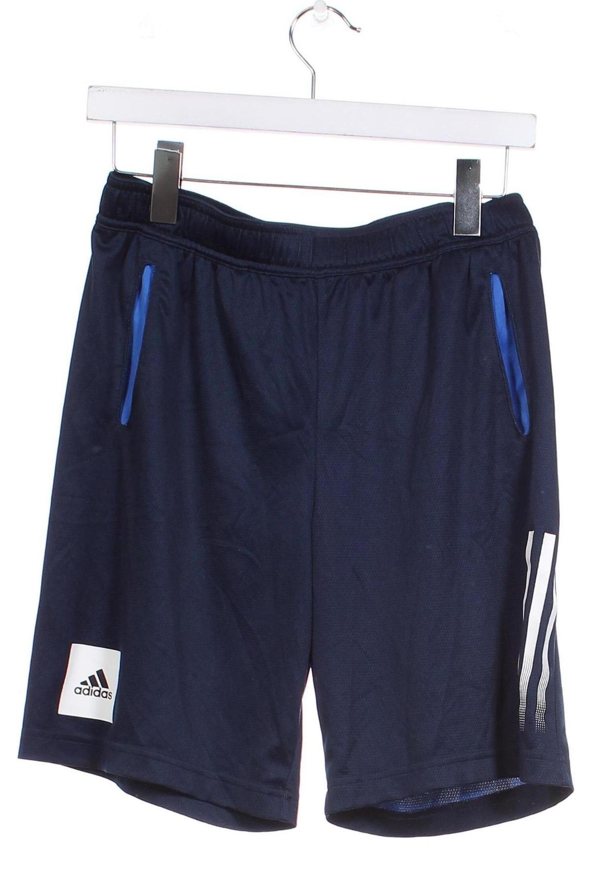 Dětské krátké kalhoty  Adidas, Velikost 15-18y/ 170-176 cm, Barva Modrá, Cena  606,00 Kč