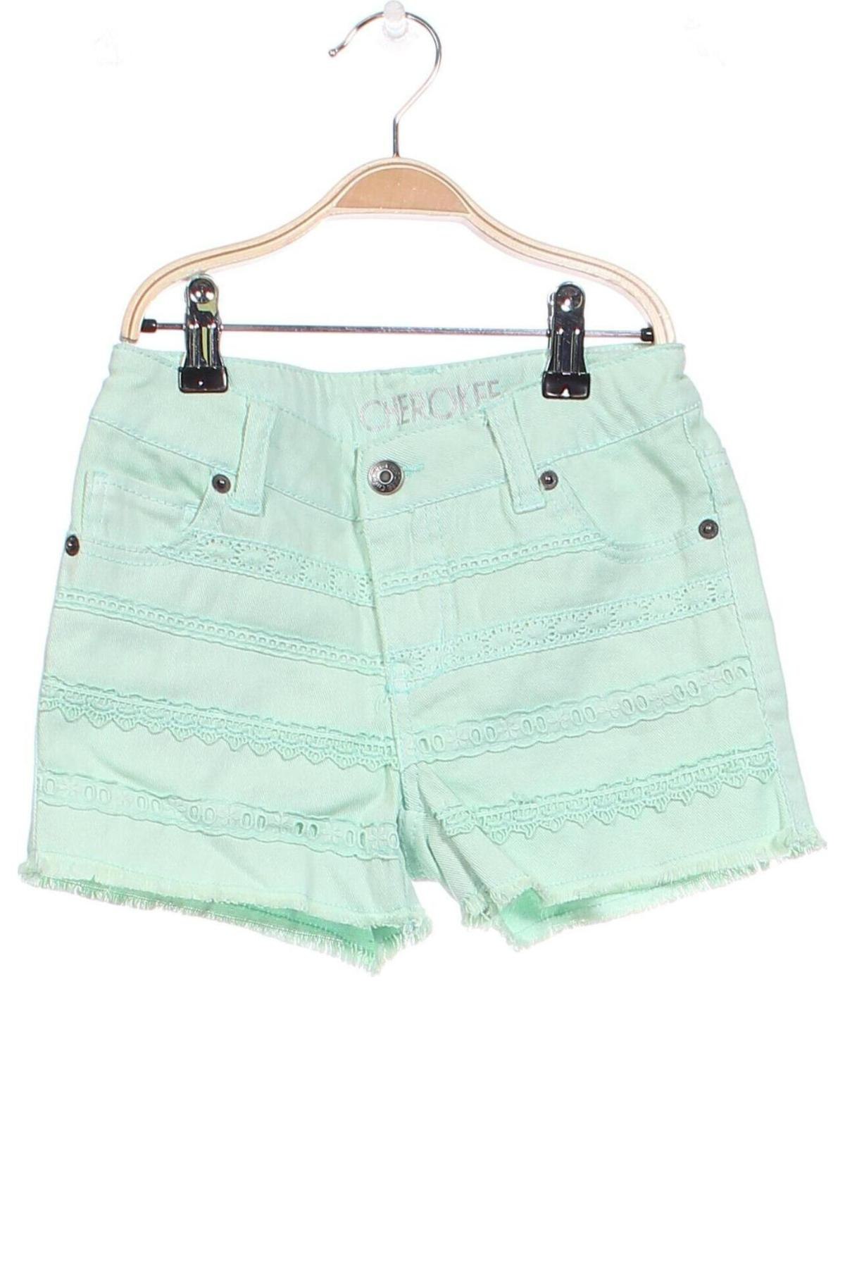 Pantaloni scurți pentru copii Cherokee, Mărime 7-8y/ 128-134 cm, Culoare Verde, Preț 46,43 Lei