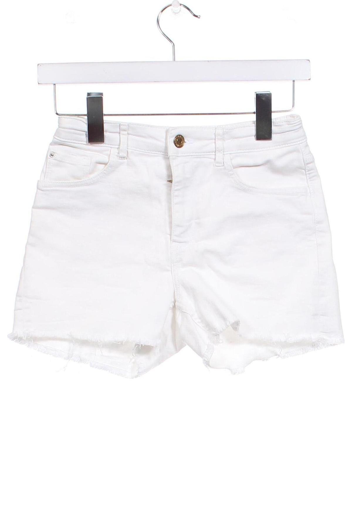 Kinder Shorts H&M, Größe 10-11y/ 146-152 cm, Farbe Weiß, Preis 5,55 €