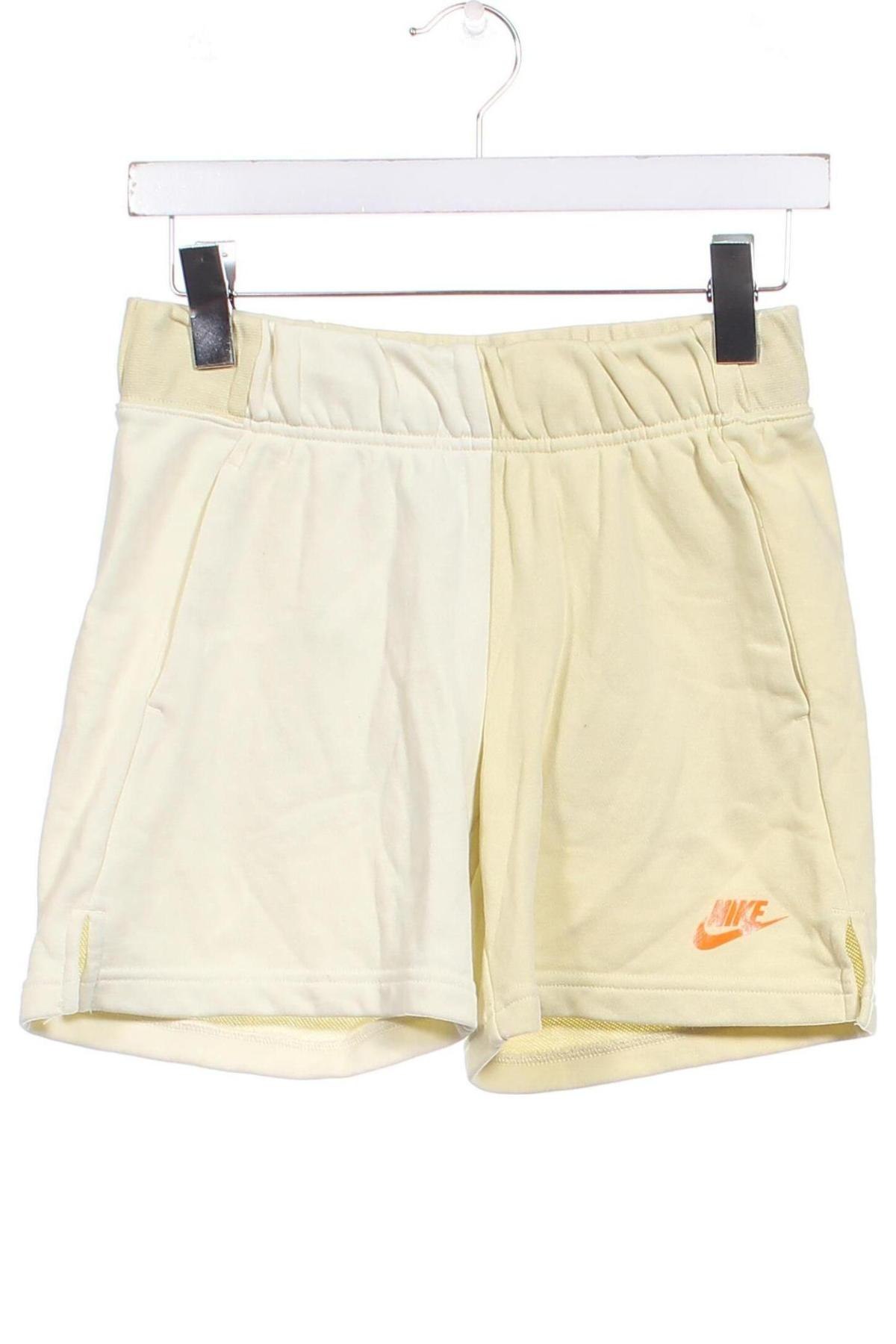 Παιδικό κοντό παντελόνι Nike, Μέγεθος 10-11y/ 146-152 εκ., Χρώμα Κίτρινο, Τιμή 19,33 €