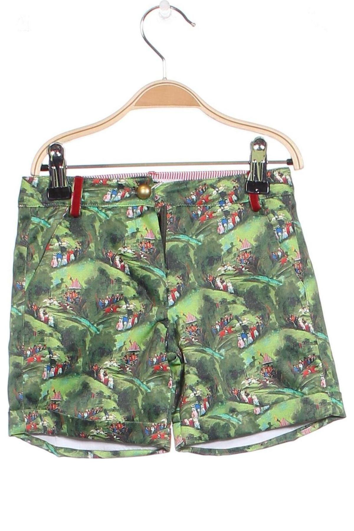 Pantaloni scurți pentru copii Pan Con Chocolate, Mărime 2-3y/ 98-104 cm, Culoare Verde, Preț 98,42 Lei