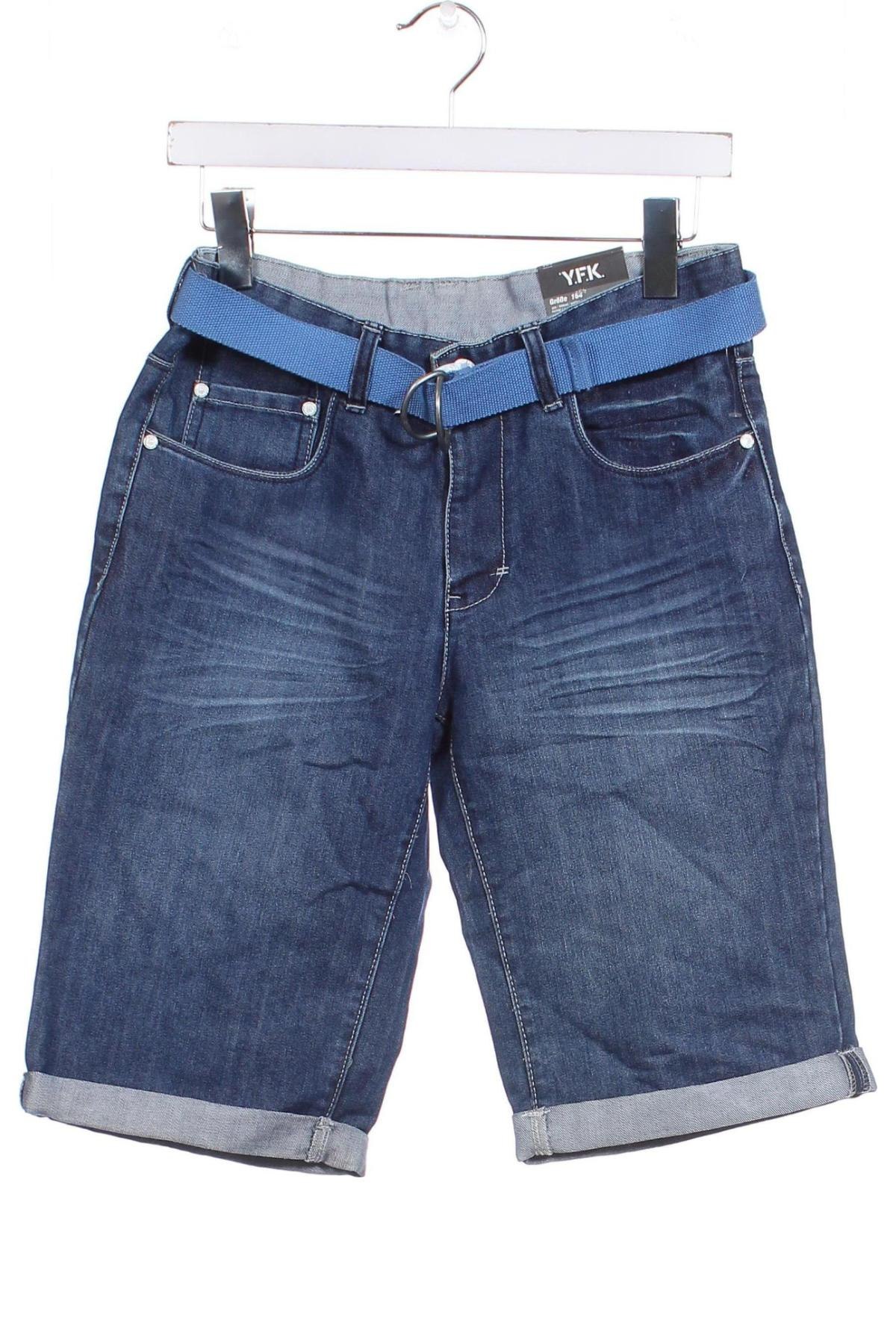 Detské krátke nohavice  Y.F.K., Veľkosť 12-13y/ 158-164 cm, Farba Modrá, Cena  12,47 €