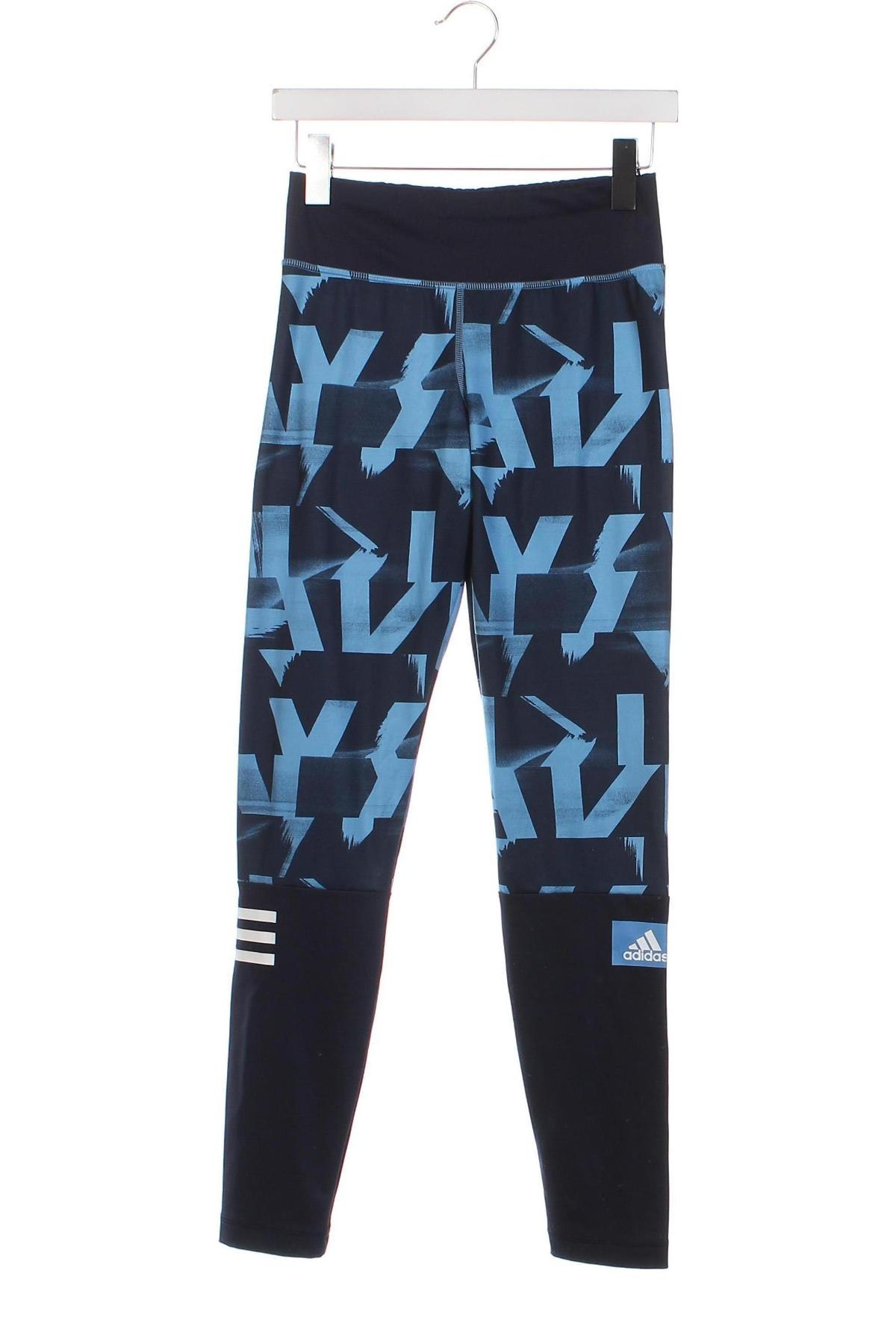 Dziecięce legginsy Adidas, Rozmiar 15-18y/ 170-176 cm, Kolor Niebieski, Cena 83,16 zł