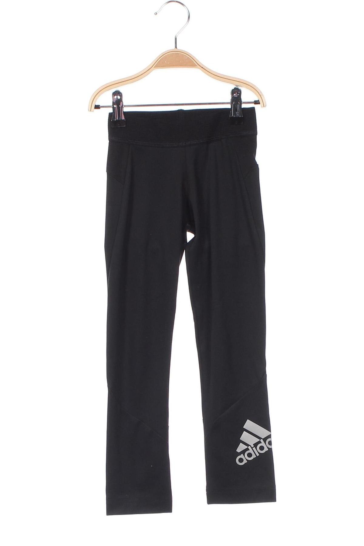 Colanți pentru copii Adidas, Mărime 4-5y/ 110-116 cm, Culoare Negru, Preț 30,78 Lei