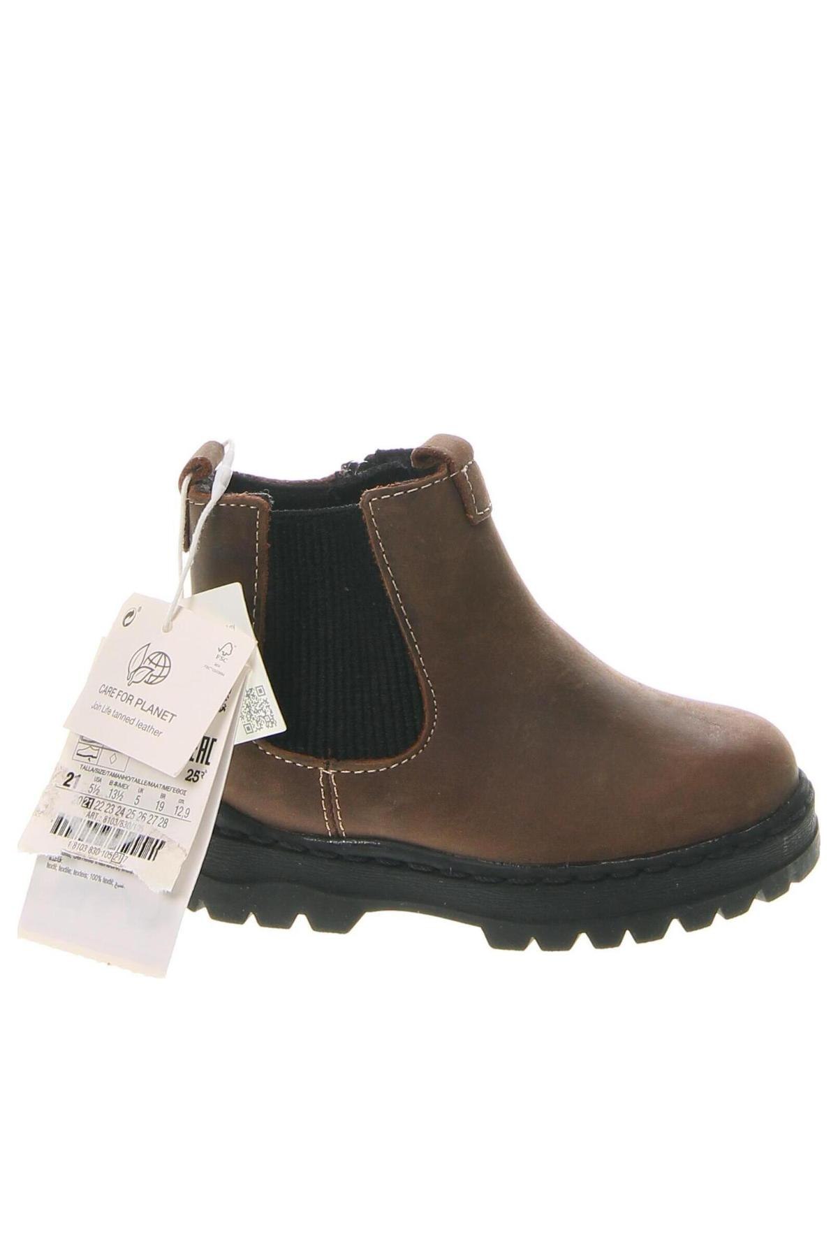Detské topánky  Zara, Veľkosť 21, Farba Hnedá, Cena  25,69 €