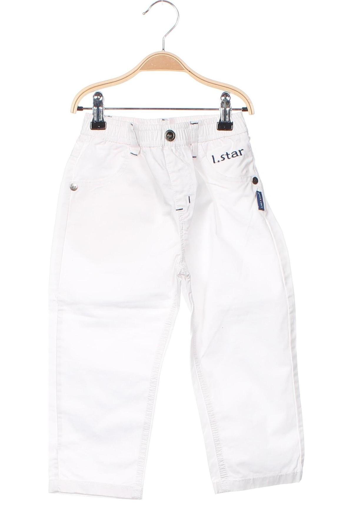 Παιδικό παντελόνι, Μέγεθος 4-5y/ 110-116 εκ., Χρώμα Λευκό, Τιμή 11,00 €