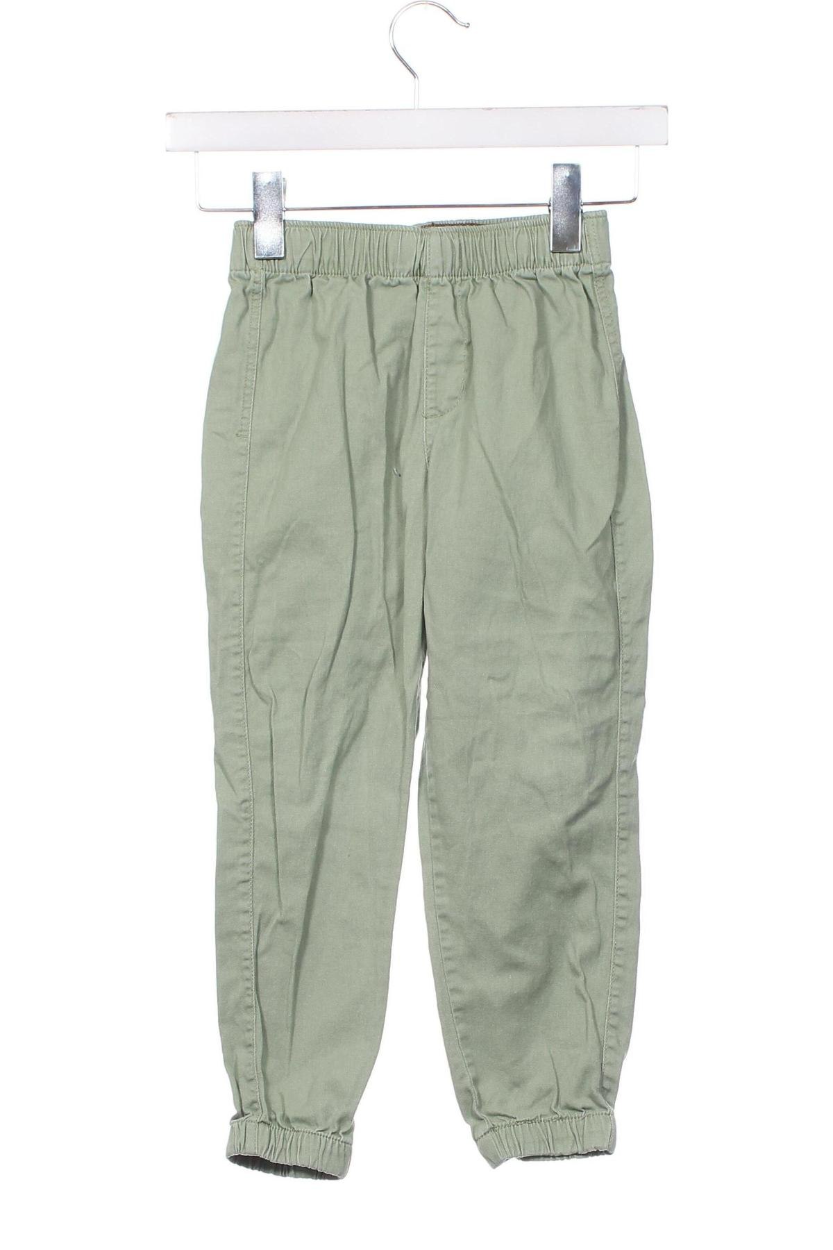 Pantaloni pentru copii H&M, Mărime 5-6y/ 116-122 cm, Culoare Verde, Preț 54,86 Lei