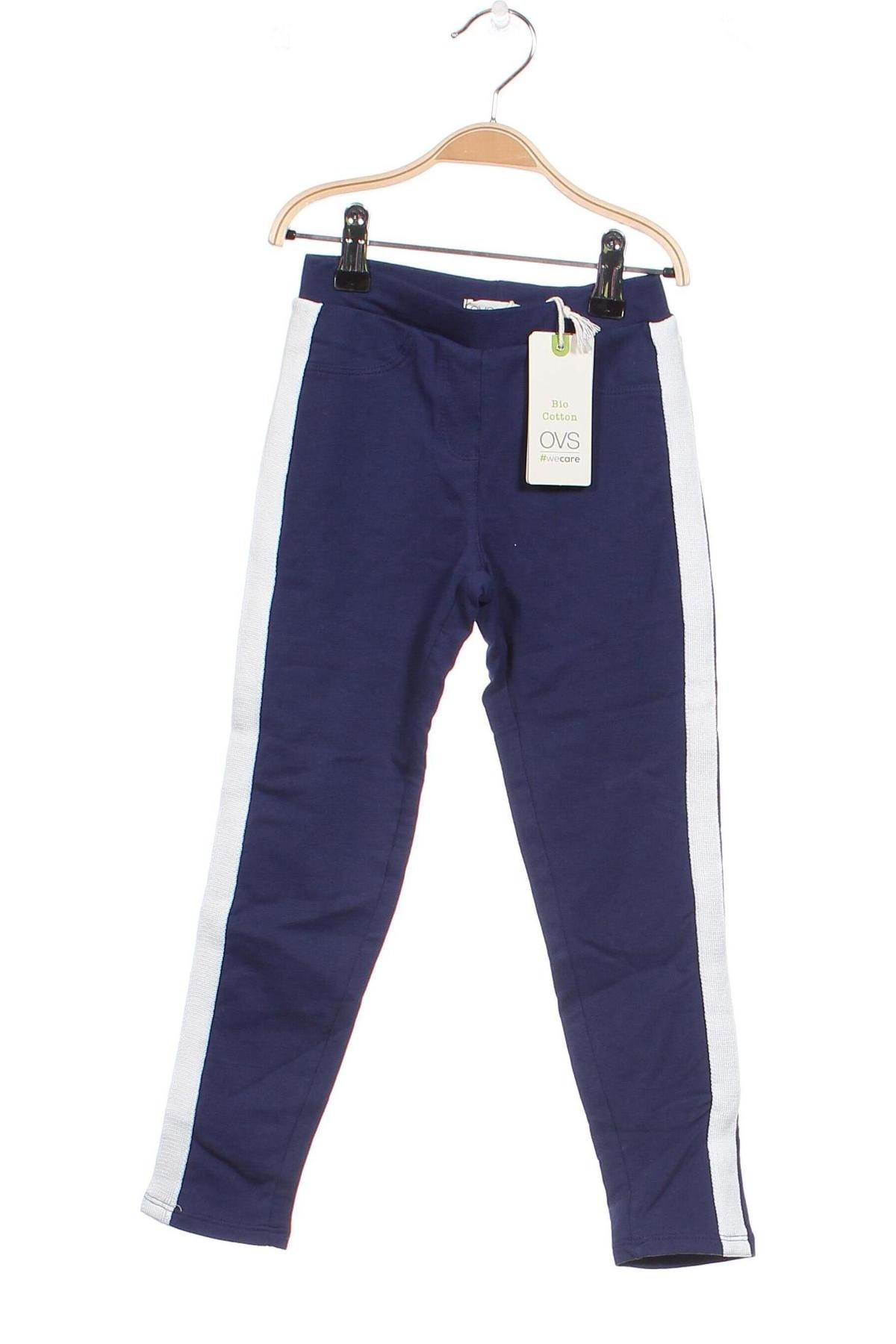Детски панталон Oviesse, Размер 5-6y/ 116-122 см, Цвят Син, Цена 18,15 лв.