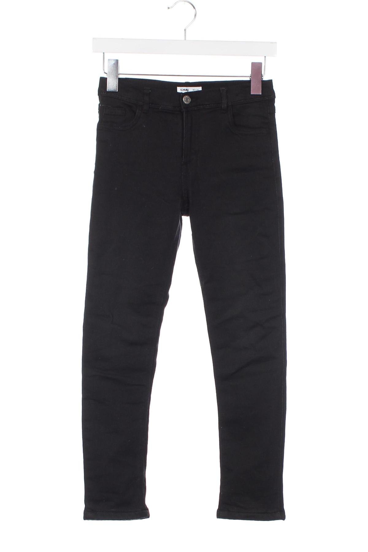 Παιδικό παντελόνι Sinsay, Μέγεθος 8-9y/ 134-140 εκ., Χρώμα Μαύρο, Τιμή 6,09 €