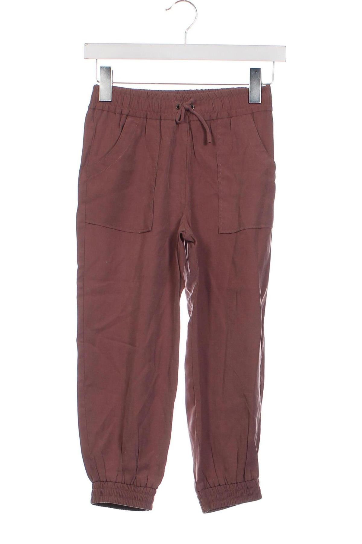 Dětské kalhoty  Zara, Velikost 7-8y/ 128-134 cm, Barva Popelavě růžová, Cena  99,00 Kč
