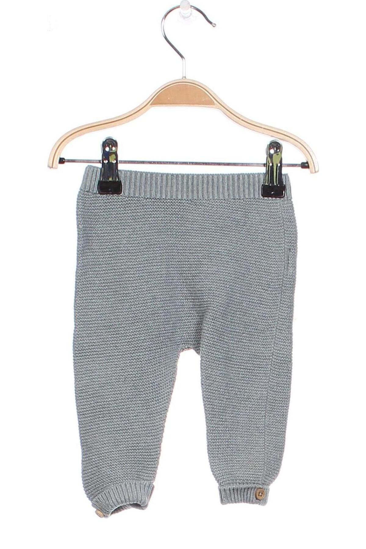 Детски панталон Zara, Размер 6-9m/ 68-74 см, Цвят Сив, Цена 14,11 лв.