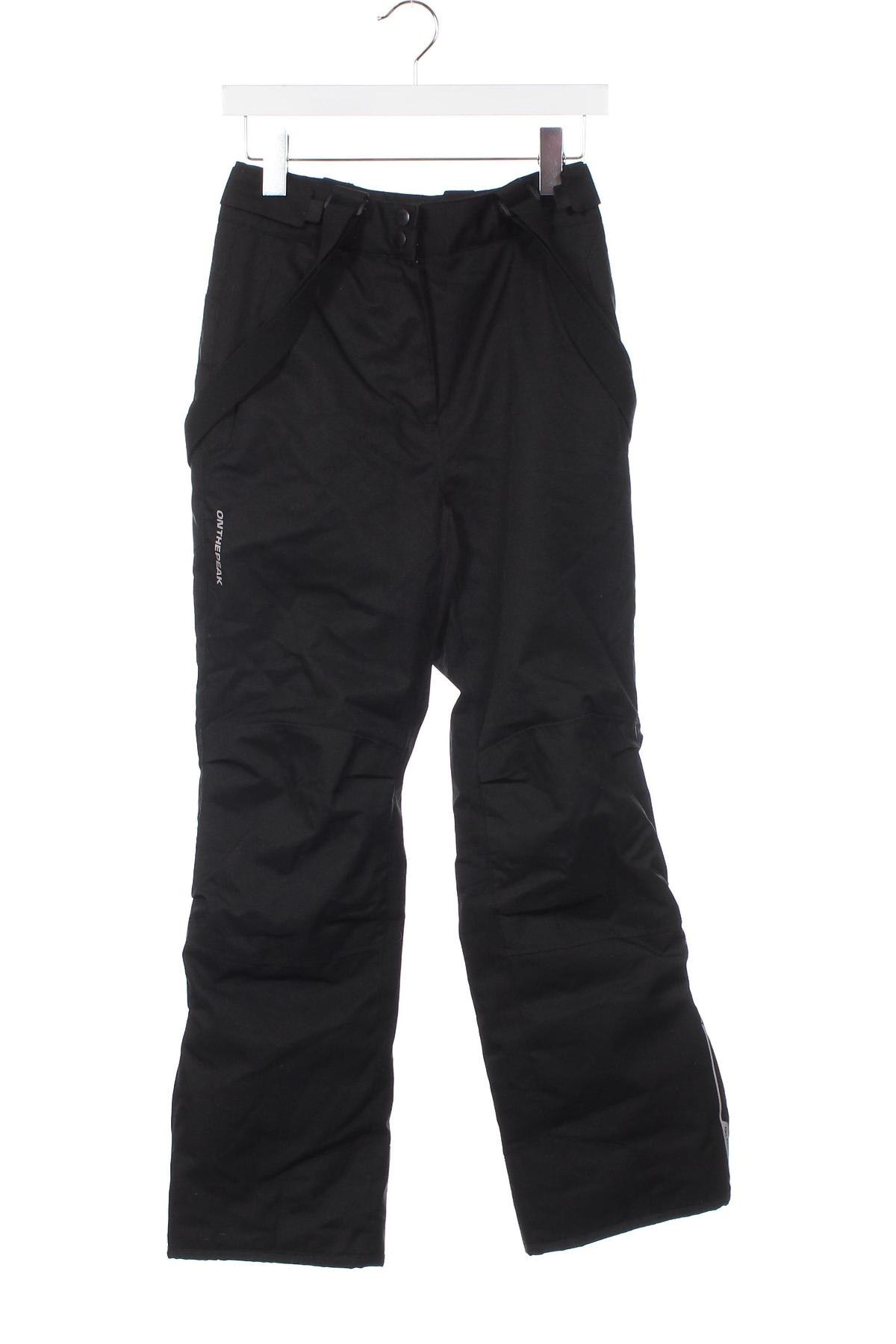 Παιδικό παντελόνι για χειμερινά σπορ On The Peak, Μέγεθος 10-11y/ 146-152 εκ., Χρώμα Μαύρο, Τιμή 13,66 €