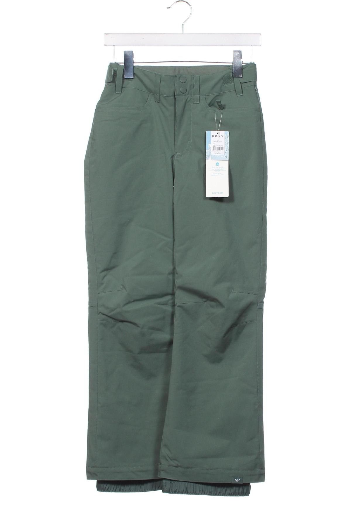 Kinderhose für Wintersport Roxy, Größe 11-12y/ 152-158 cm, Farbe Grün, Preis 44,17 €