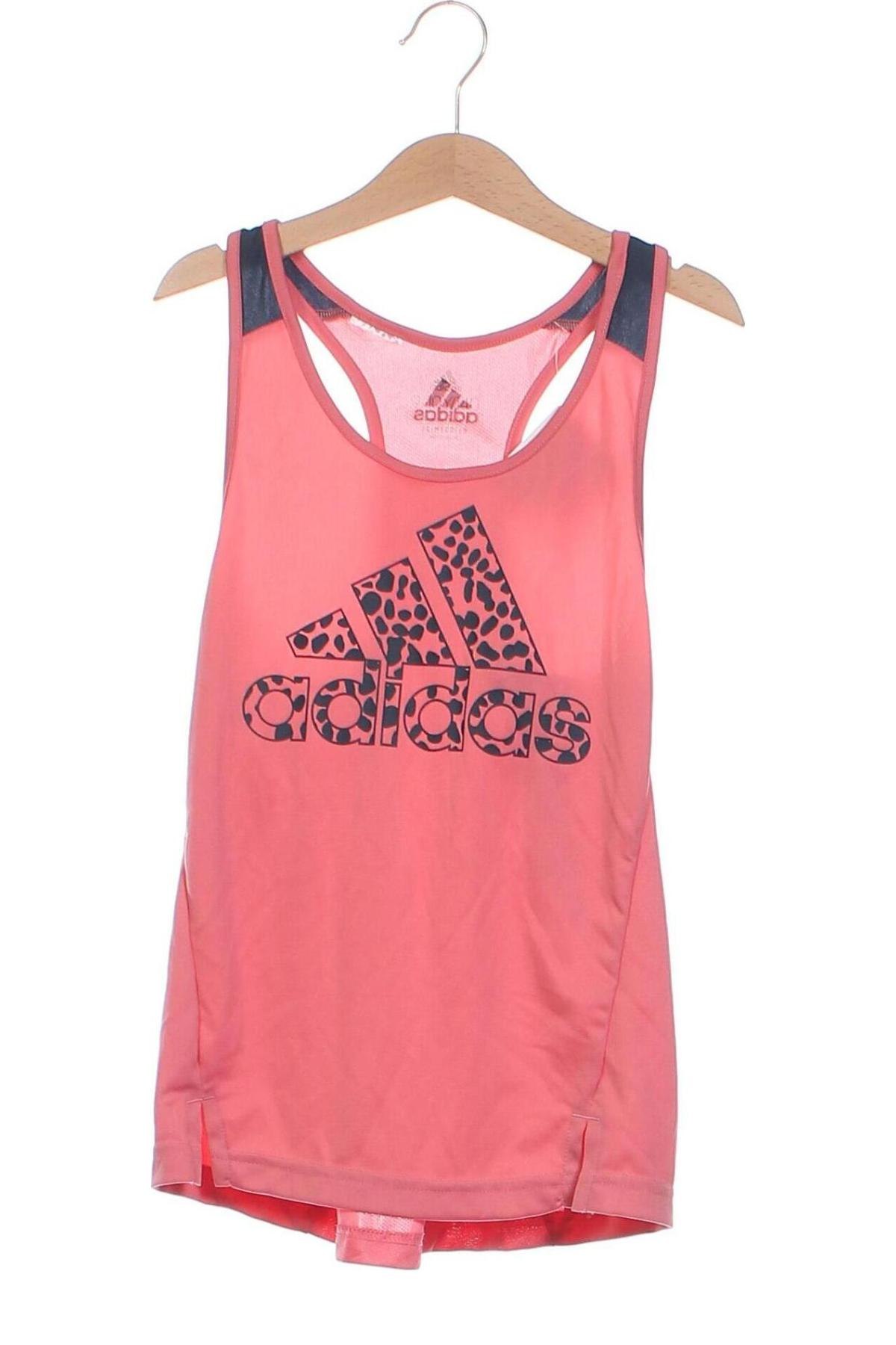 Μπλουζάκι αμάνικο παιδικό Adidas, Μέγεθος 9-10y/ 140-146 εκ., Χρώμα Ρόζ , Τιμή 6,48 €