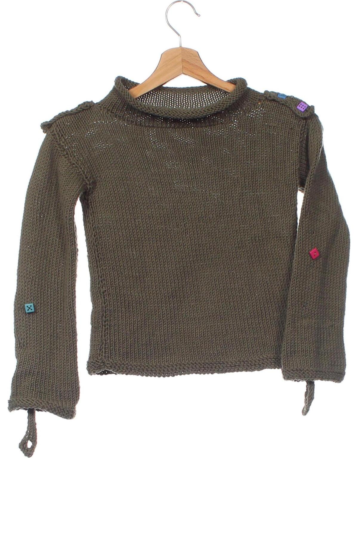 Kinderpullover, Größe 7-8y/ 128-134 cm, Farbe Grün, Preis 5,13 €