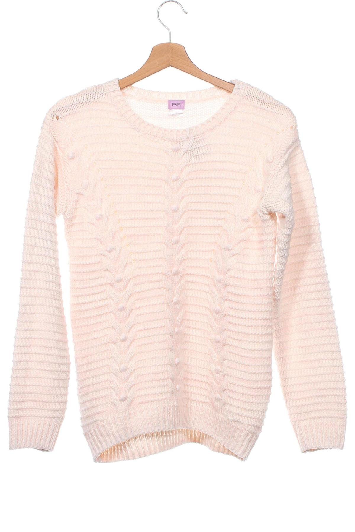 Kinderpullover F&F, Größe 13-14y/ 164-168 cm, Farbe Rosa, Preis 5,99 €