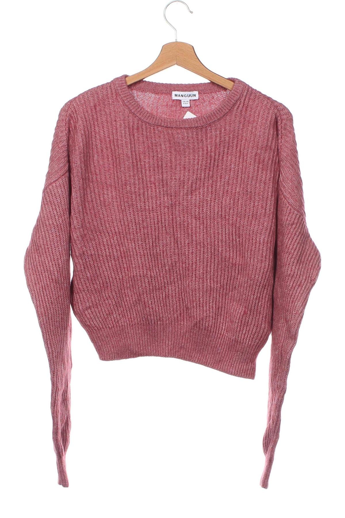 Kinderpullover Manguun, Größe 15-18y/ 170-176 cm, Farbe Rosa, Preis € 5,80