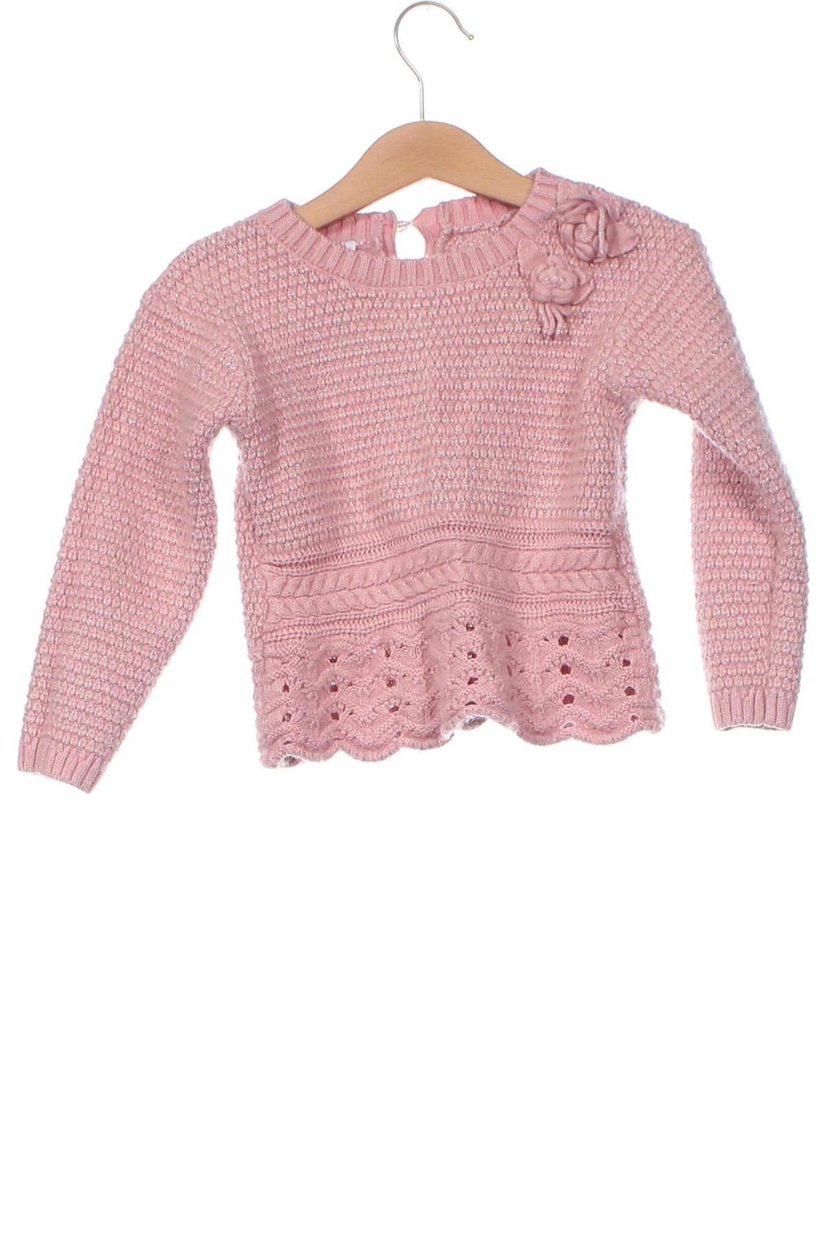 Dziecięcy sweter Sarabanda, Rozmiar 2-3y/ 98-104 cm, Kolor Różowy, Cena 51,04 zł