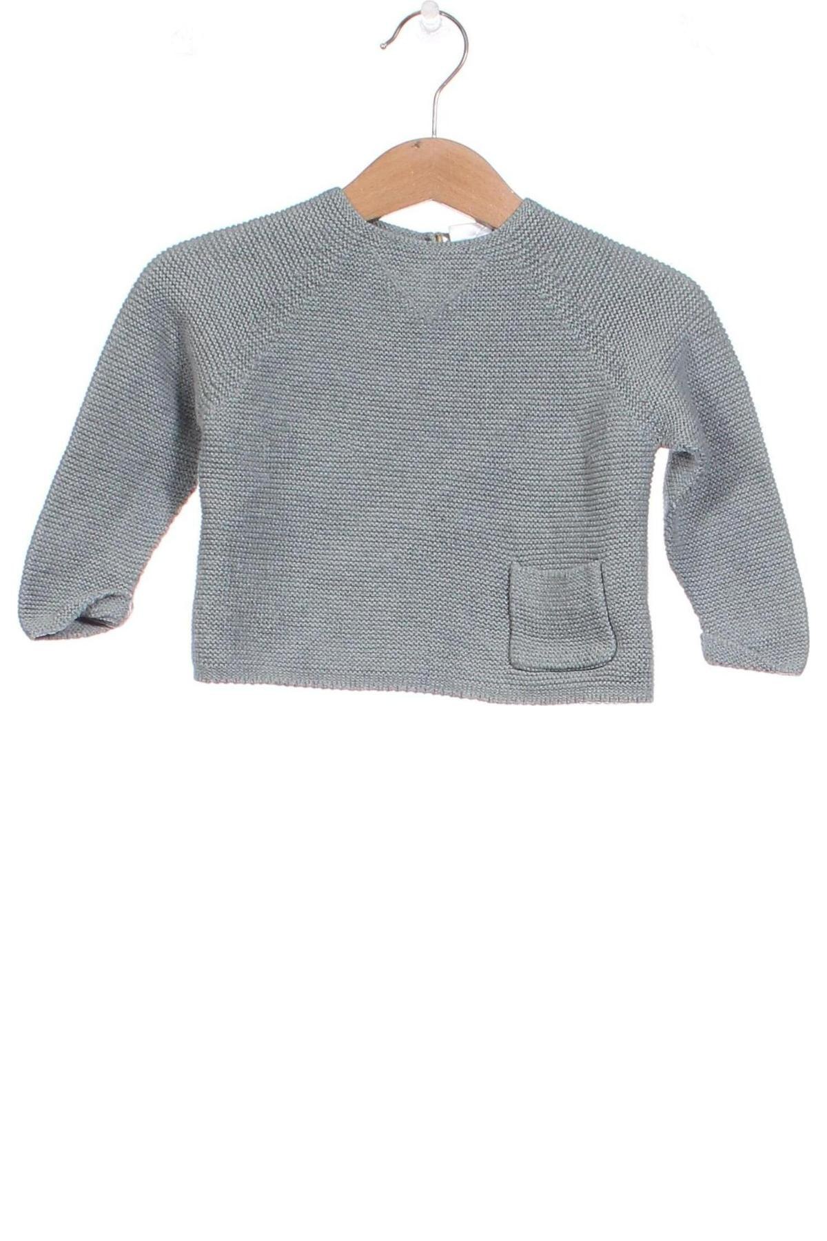 Kinderpullover Zara, Größe 6-9m/ 68-74 cm, Farbe Grau, Preis 8,22 €