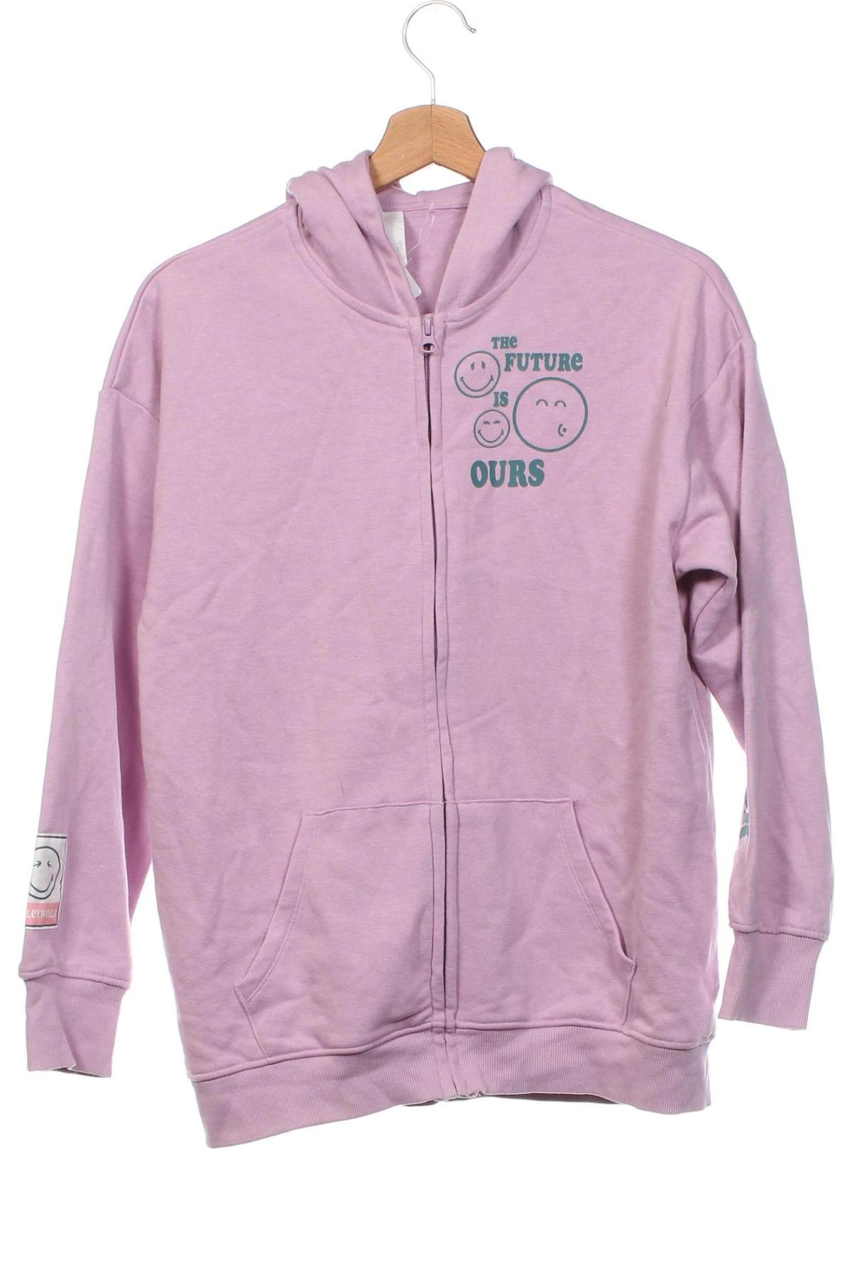 Kinder Sweatshirts H&M, Größe 10-11y/ 146-152 cm, Farbe Rosa, Preis 8,11 €
