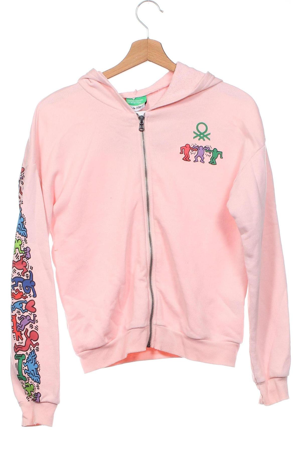 Kinder Sweatshirts United Colors Of Benetton, Größe 12-13y/ 158-164 cm, Farbe Rosa, Preis 9,21 €