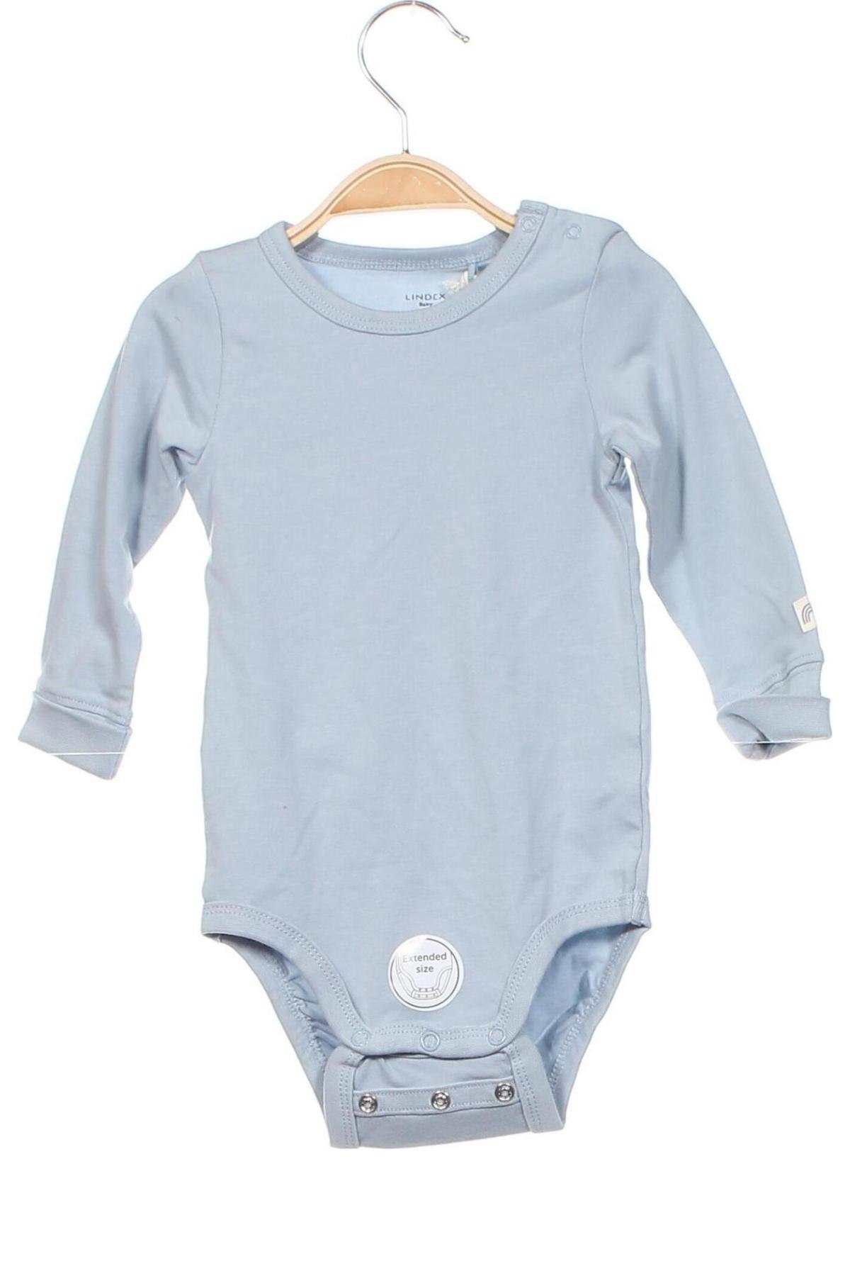 Dětské body  Lindex, Velikost 2-3m/ 56-62 cm, Barva Modrá, Cena  232,00 Kč