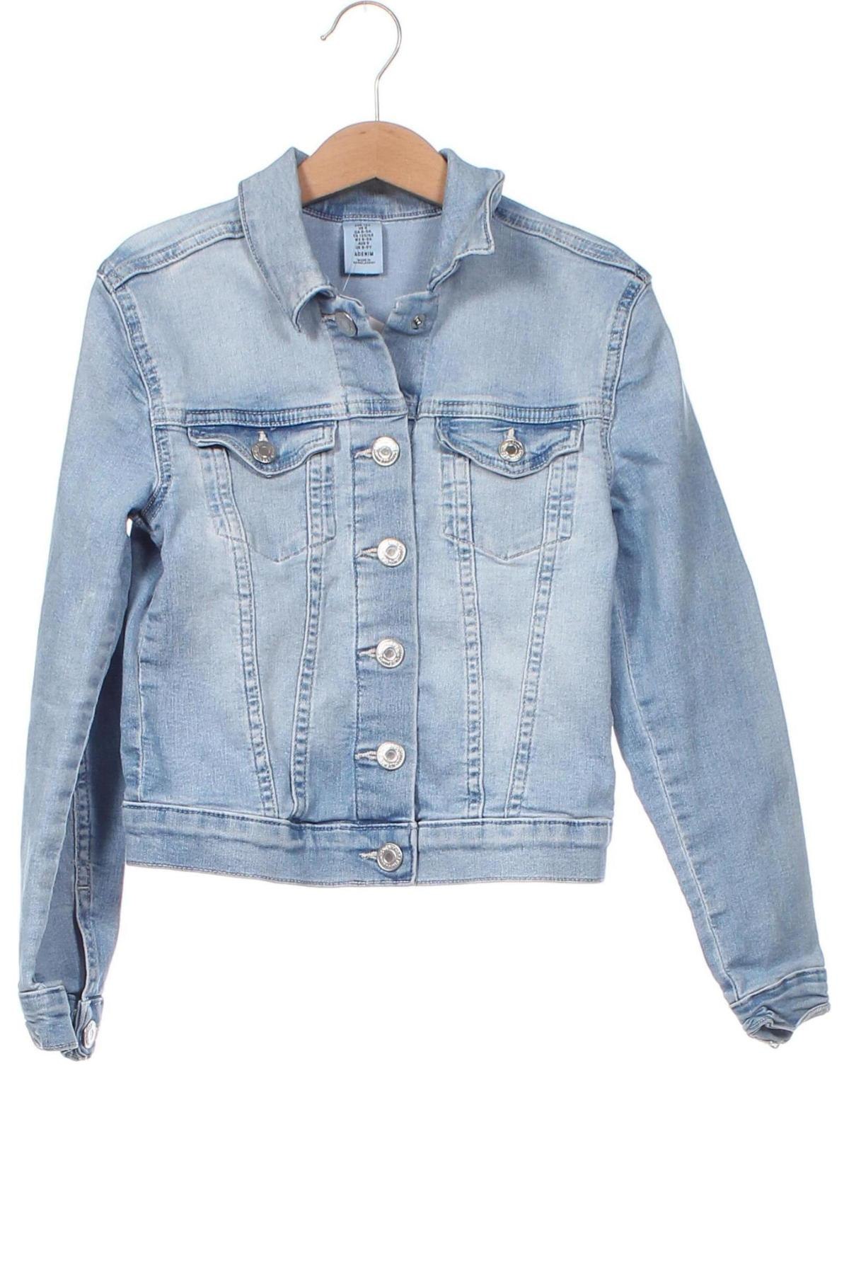 Kinder Jeansjacke H&M, Größe 8-9y/ 134-140 cm, Farbe Blau, Preis € 13,05