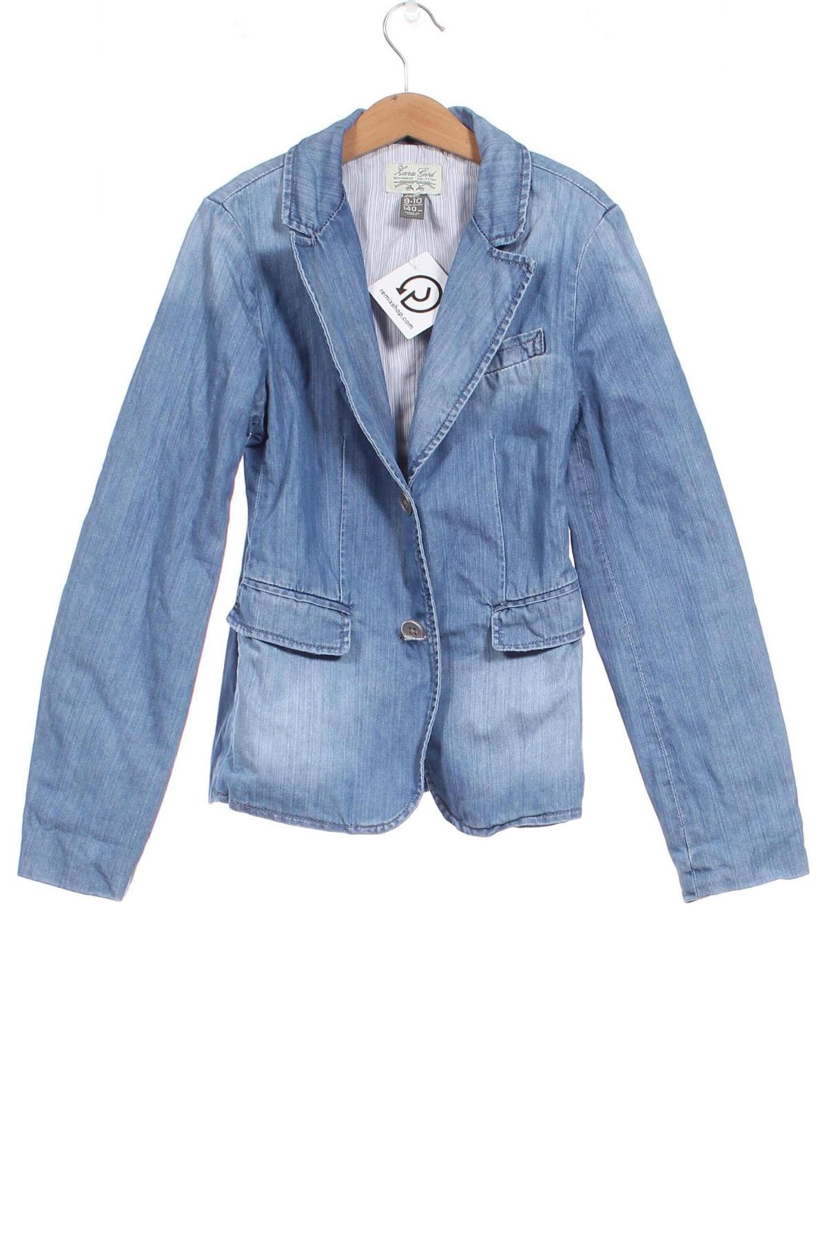 Παιδικό σακάκι Zara, Μέγεθος 9-10y/ 140-146 εκ., Χρώμα Μπλέ, Τιμή 7,41 €