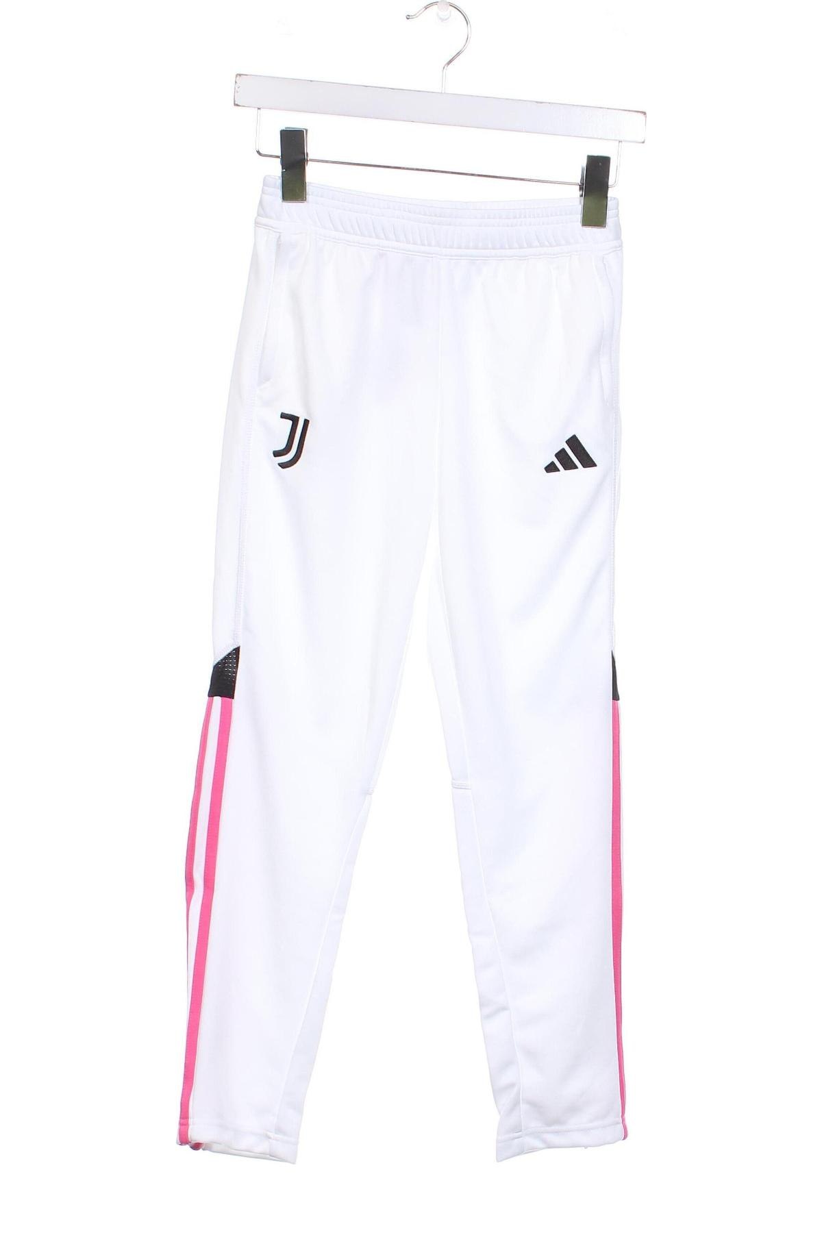 Детско спортно долнище Adidas, Размер 9-10y/ 140-146 см, Цвят Бял, Цена 22,95 лв.