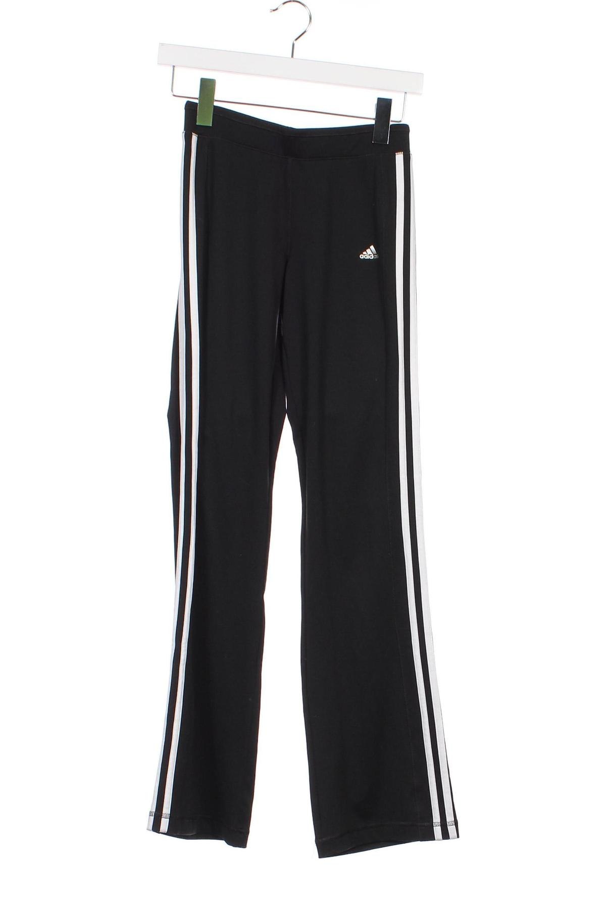 Детско спортно долнище Adidas, Размер 13-14y/ 164-168 см, Цвят Черен, Цена 16,20 лв.