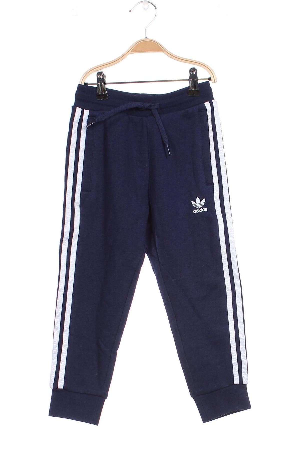 Dziecięce spodnie sportowe Adidas Originals, Rozmiar 7-8y/ 128-134 cm, Kolor Niebieski, Cena 157,26 zł