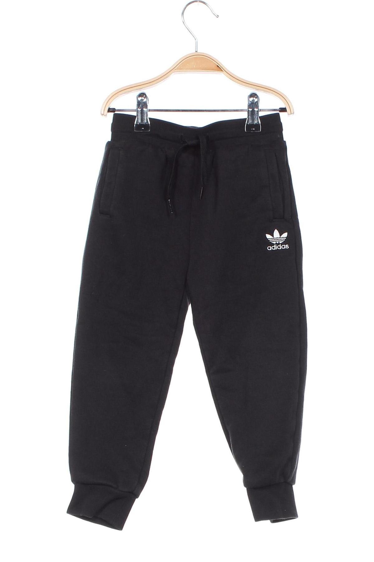 Детско спортно долнище Adidas Originals, Размер 3-4y/ 104-110 см, Цвят Черен, Цена 32,50 лв.