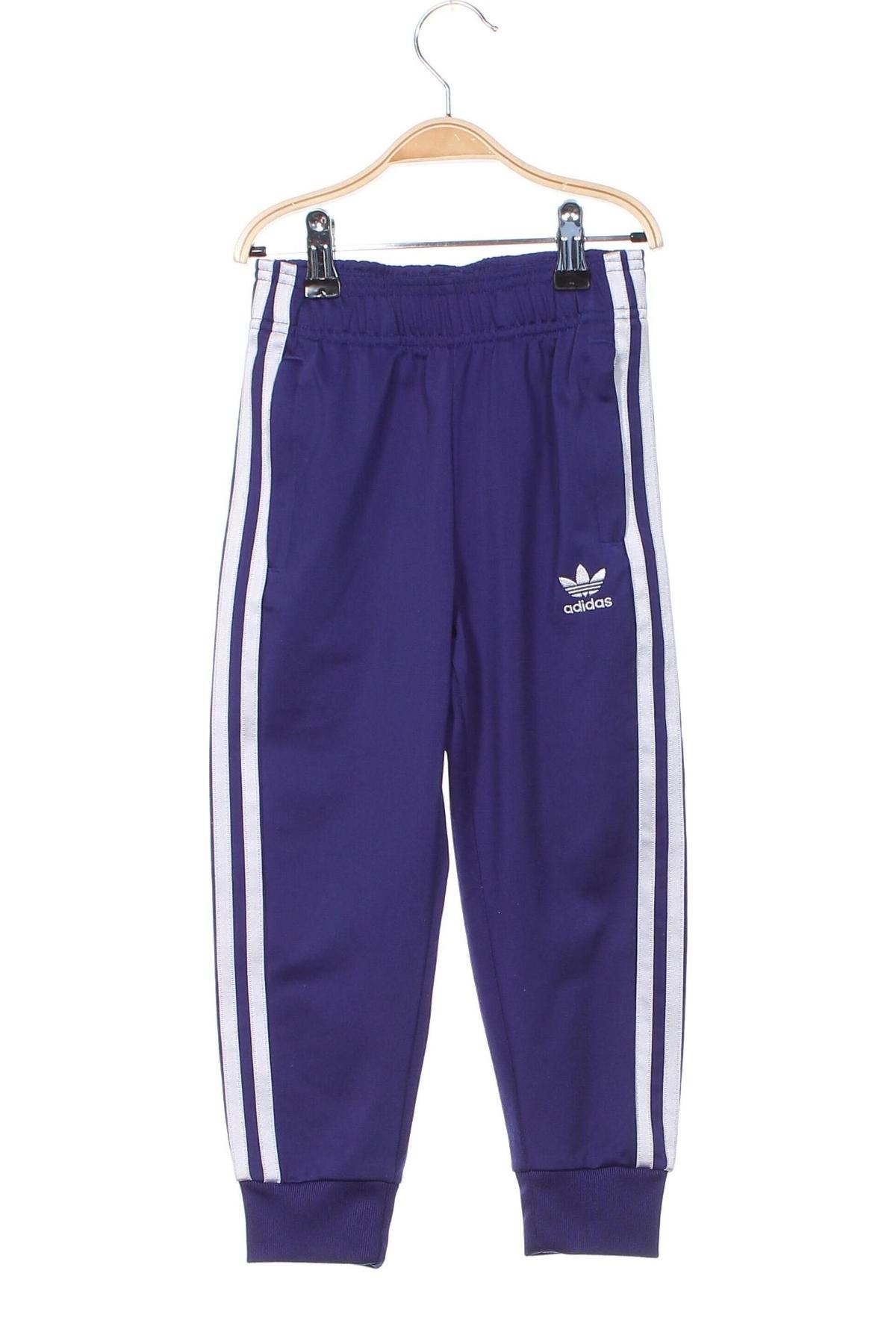 Pantaloni de trening, pentru copii Adidas Originals, Mărime 4-5y/ 110-116 cm, Culoare Albastru, Preț 110,53 Lei