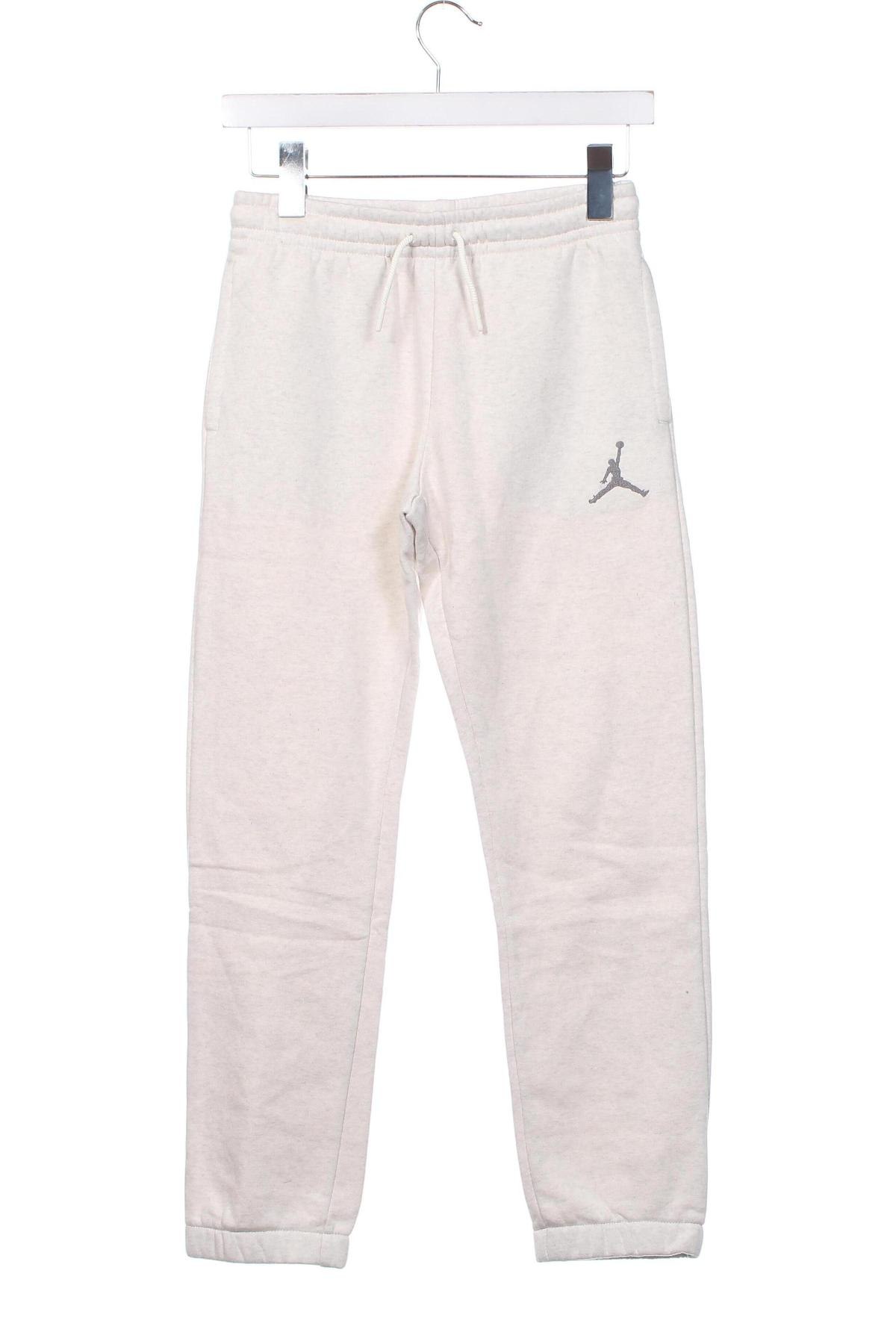 Dziecięce spodnie sportowe Air Jordan Nike, Rozmiar 9-10y/ 140-146 cm, Kolor ecru, Cena 143,93 zł