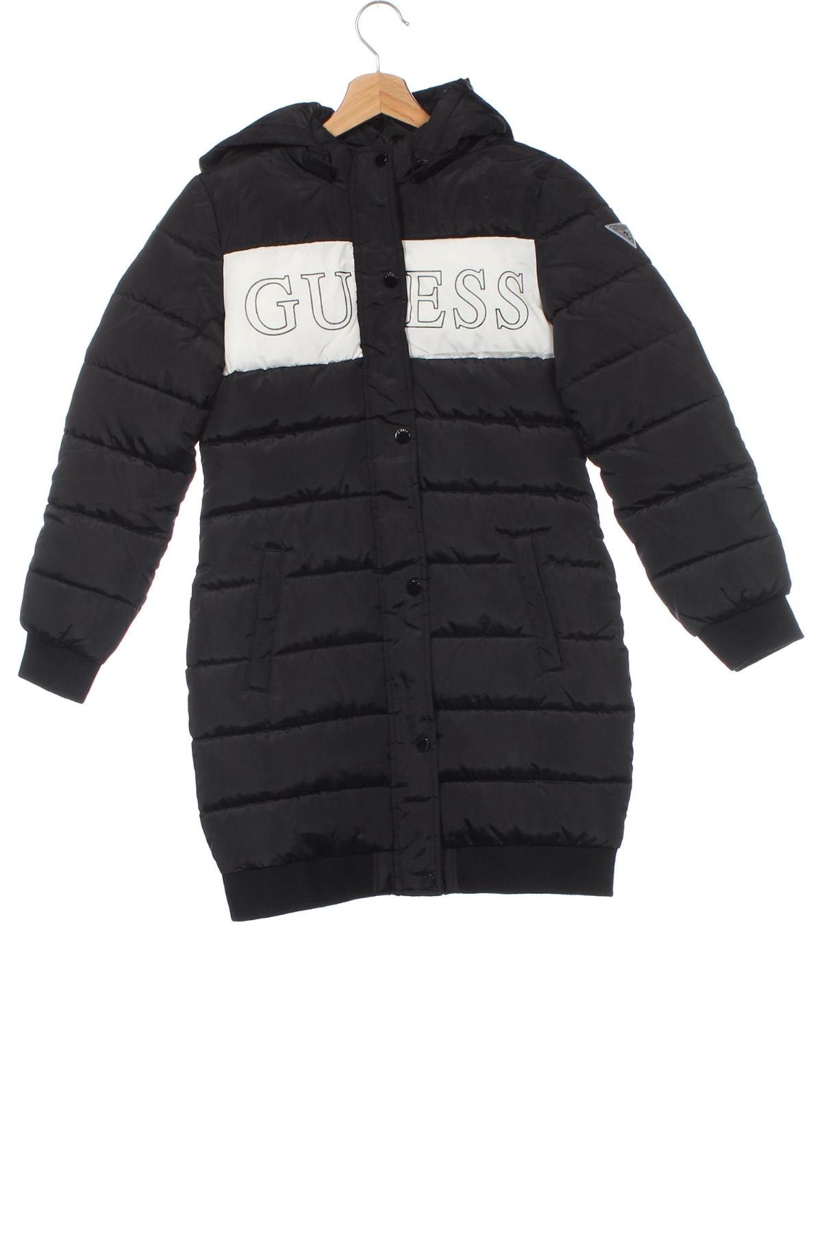 Kinderjacke Guess, Größe 11-12y/ 152-158 cm, Farbe Schwarz, Preis 82,63 €