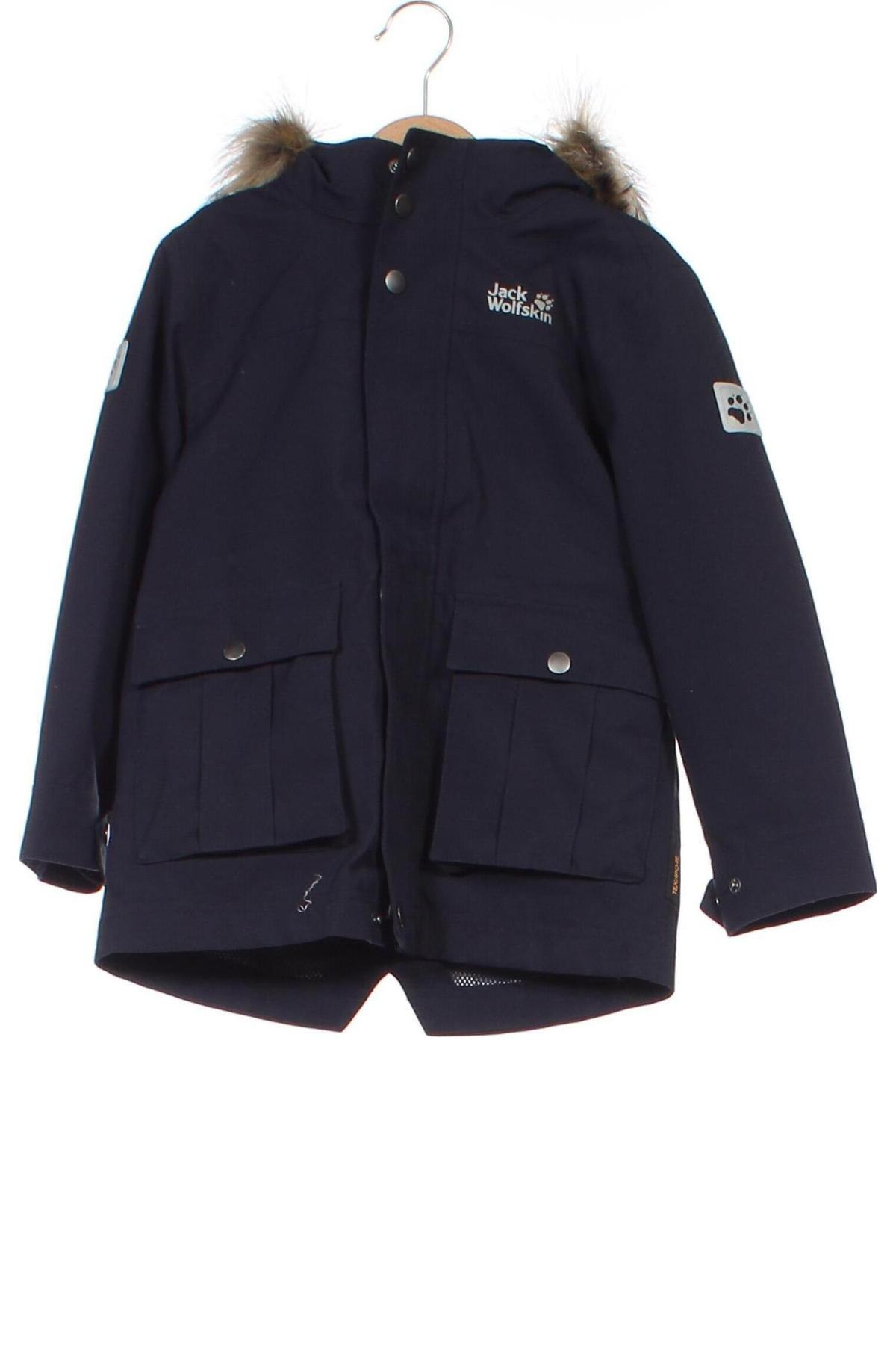 Παιδικό μπουφάν Jack Wolfskin, Μέγεθος 3-4y/ 104-110 εκ., Χρώμα Μαύρο, Τιμή 105,15 €