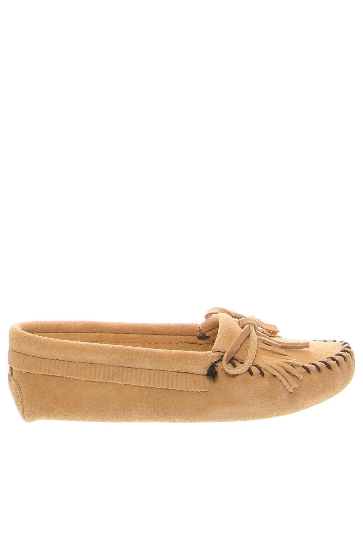 Pantoffeln Minnetonka, Größe 36, Farbe Beige, Preis 55,67 €