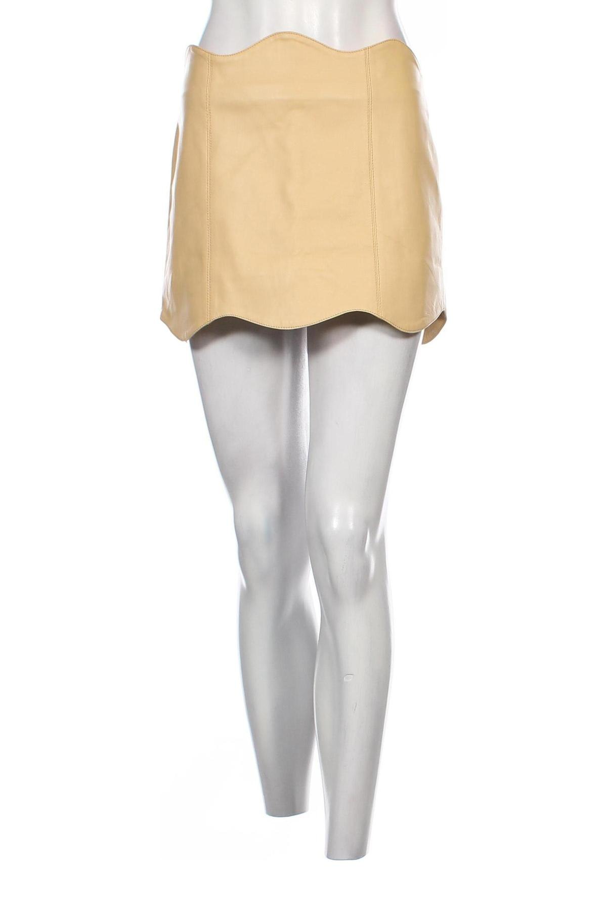 Kožená sukně  CAMILA COELHO, Velikost M, Barva Béžová, Cena  3 006,00 Kč